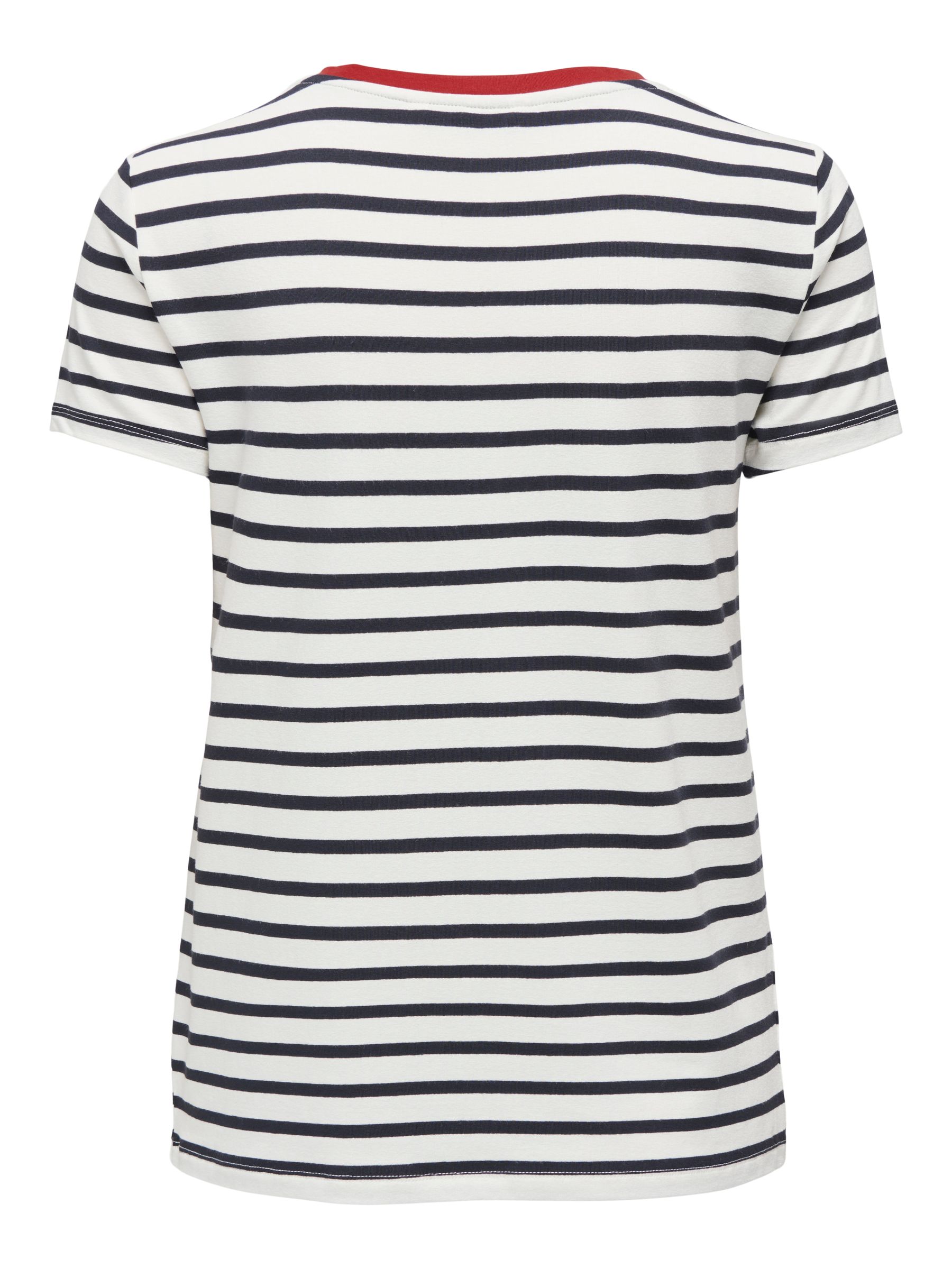 15318959_4458949_2.jpg Gestreiftes T-Shirt mit Herzmotiv und Rundhalsausschnitt