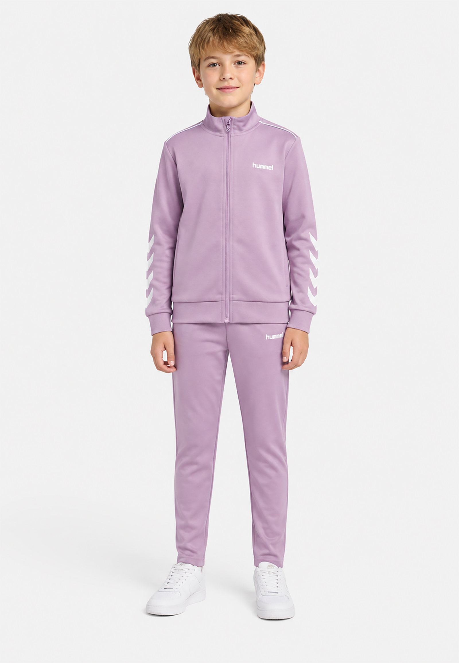 Jogginganzug Reißverschluss Stehkragen Logo Regular Fit Jogginganzug Reißverschluss Stehkragen Logo Regular Fit