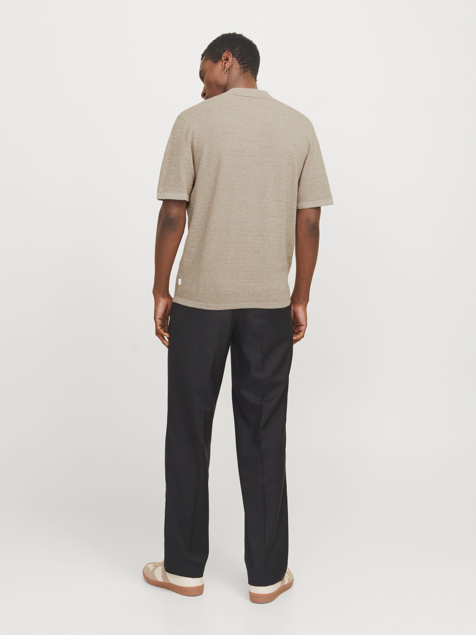 12268281_4641311_3.jpg Knit Polo-Shirt mit Knopfleiste und Kurzarm