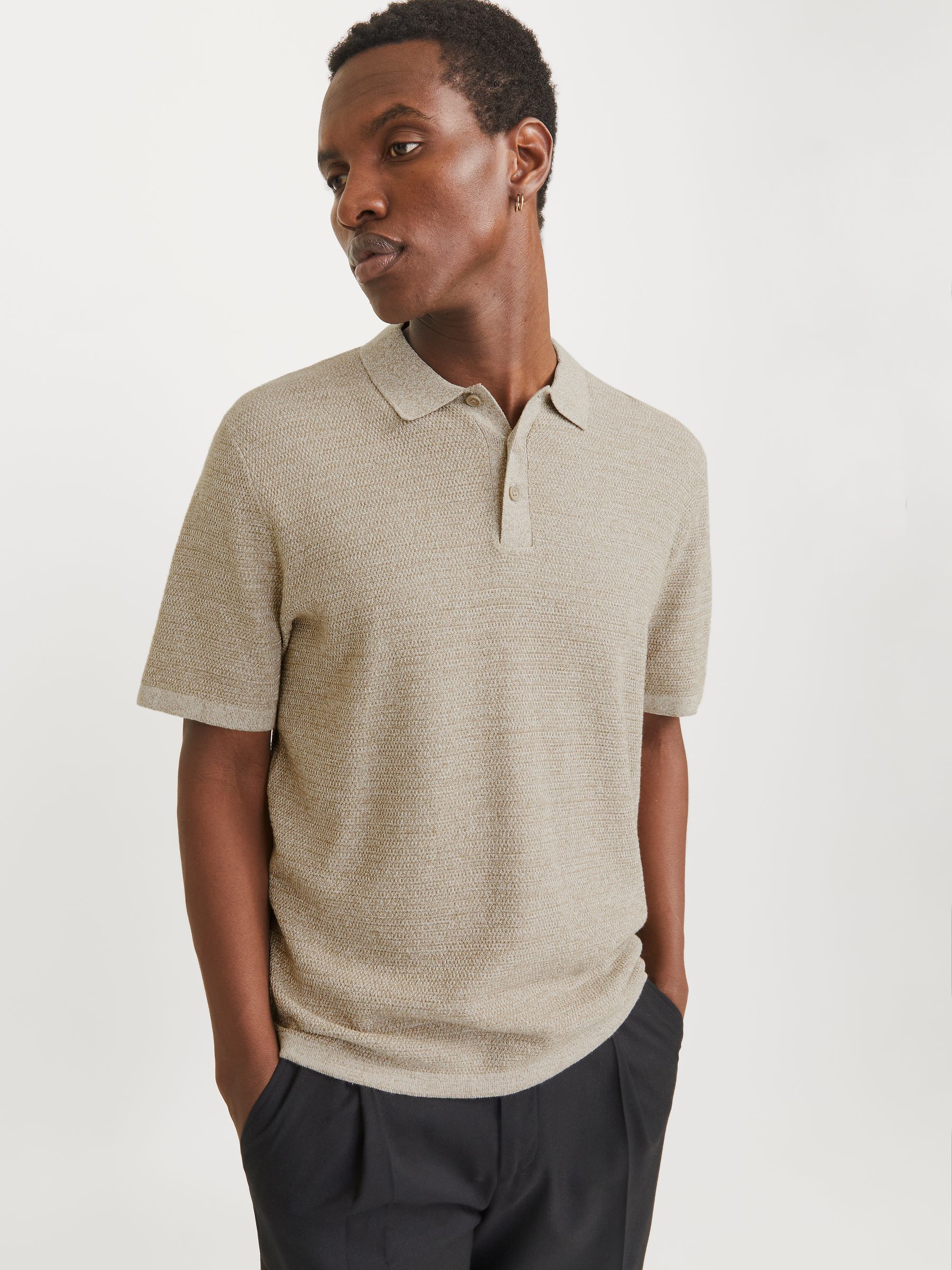 12268281_4641311_4.jpg Knit Polo-Shirt mit Knopfleiste und Kurzarm