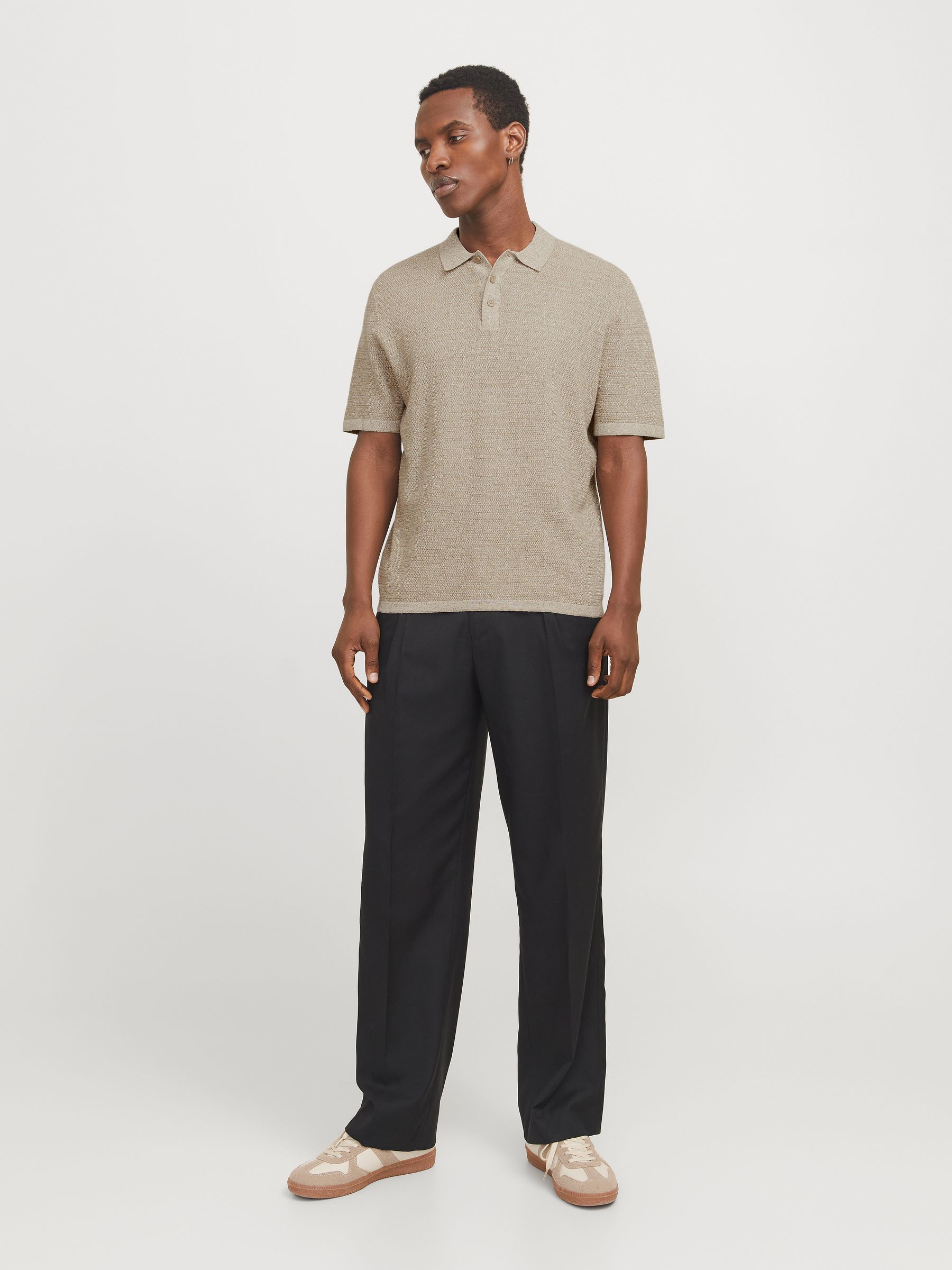 12268281_4641311_7.jpg Knit Polo-Shirt mit Knopfleiste und Kurzarm