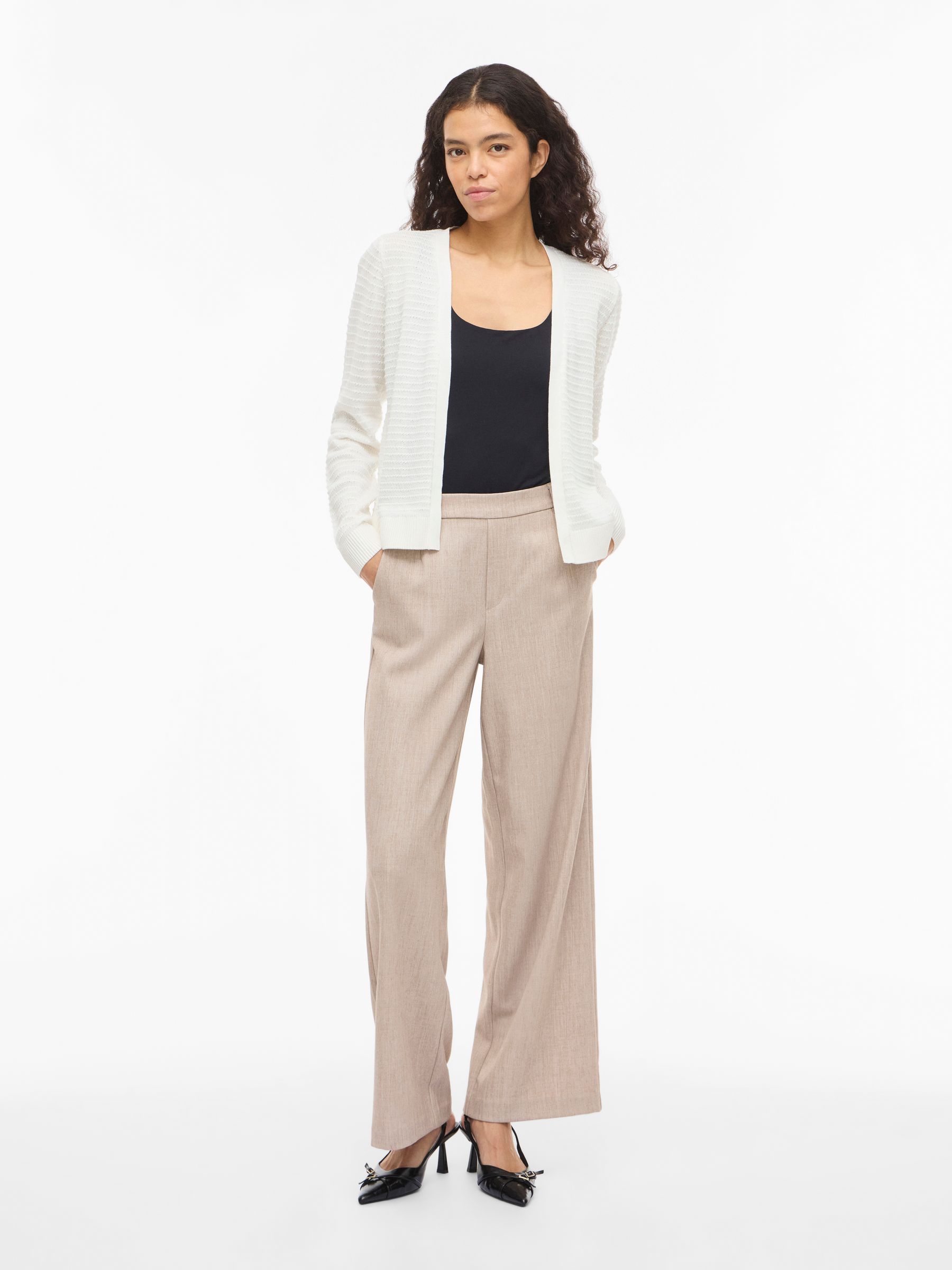 14111561_4903393_5.jpg Strick-Cardigan mit elastischen gerippten Bündchen Langarm