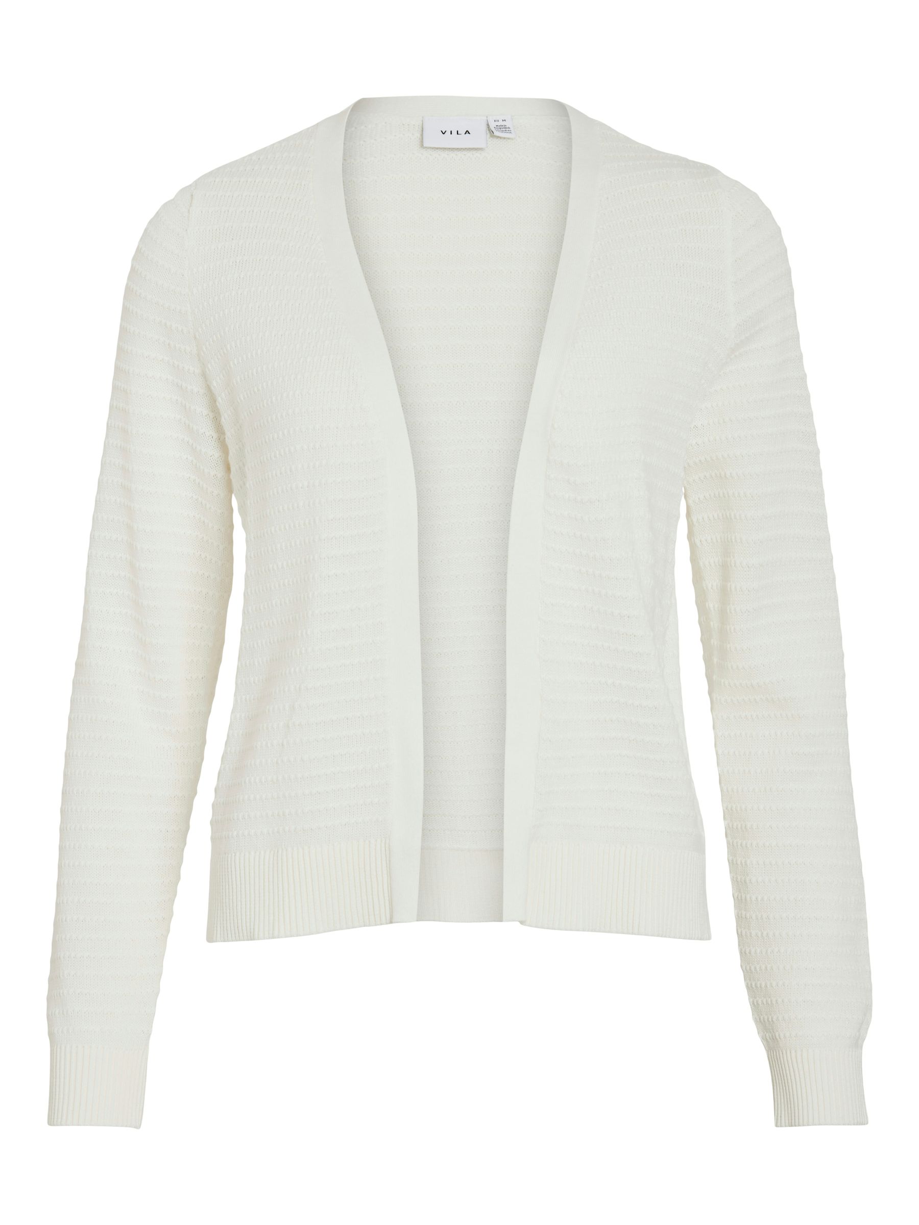 14111561_4903393.jpg Strick-Cardigan mit elastischen gerippten Bündchen Langarm