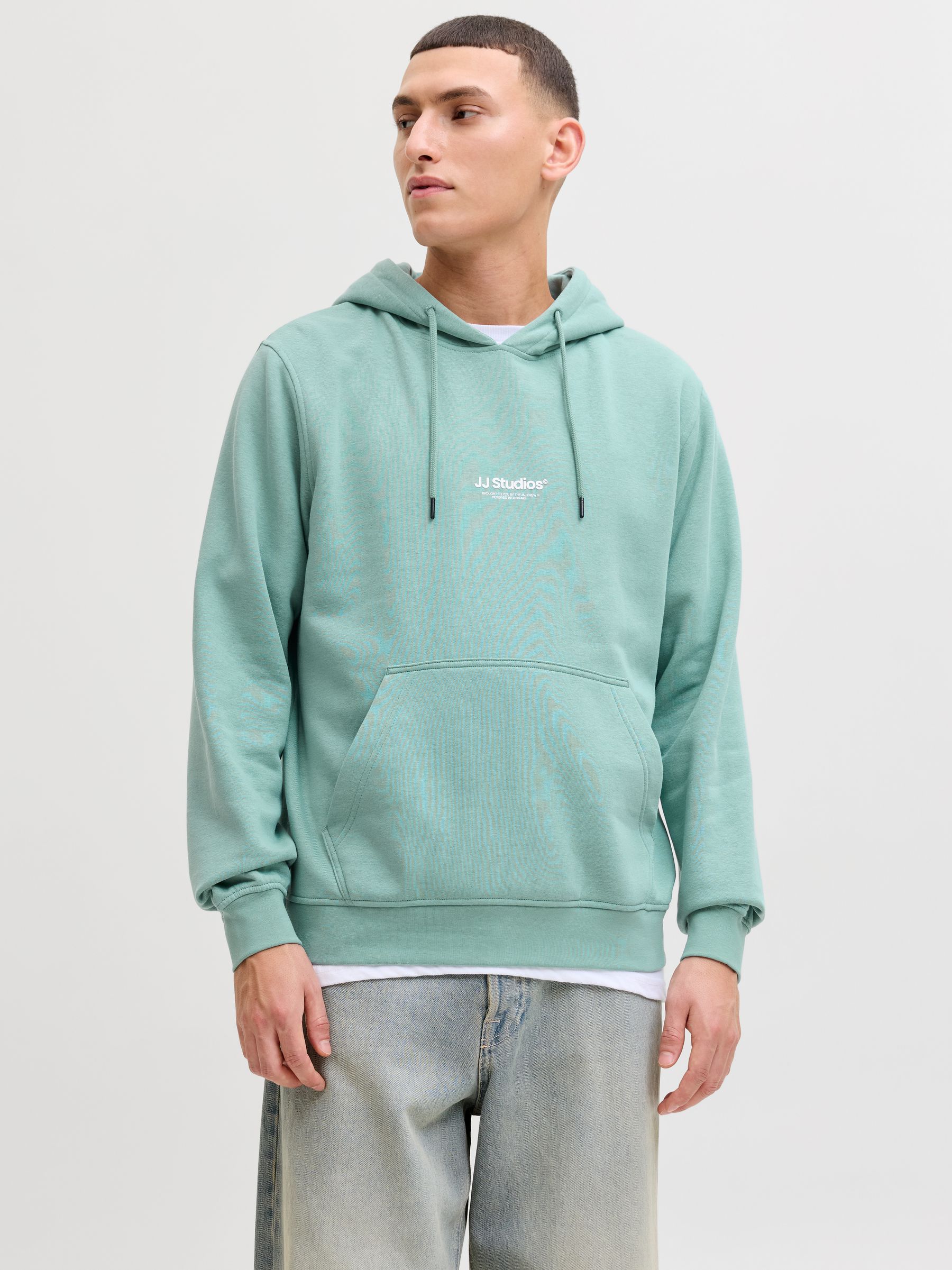 12278789_4901306_2.jpg Hoodie Eingrifftaschen Rippbündchen Kordelzug