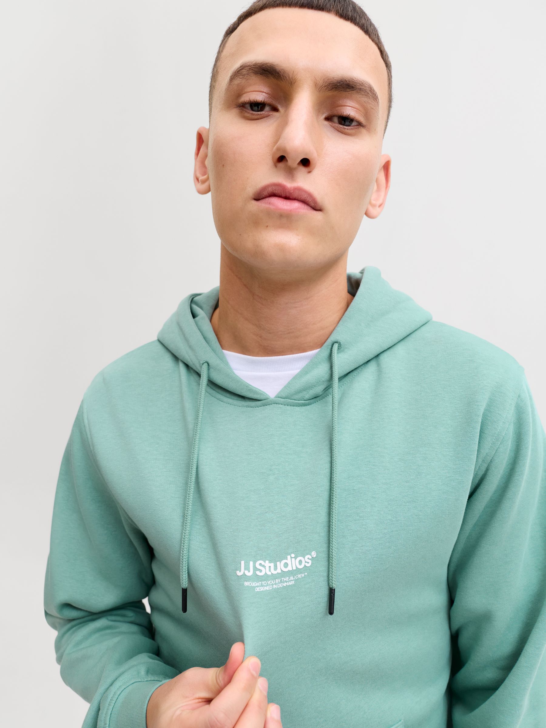 12278789_4901306_7.jpg Hoodie Eingrifftaschen Rippbündchen Kordelzug