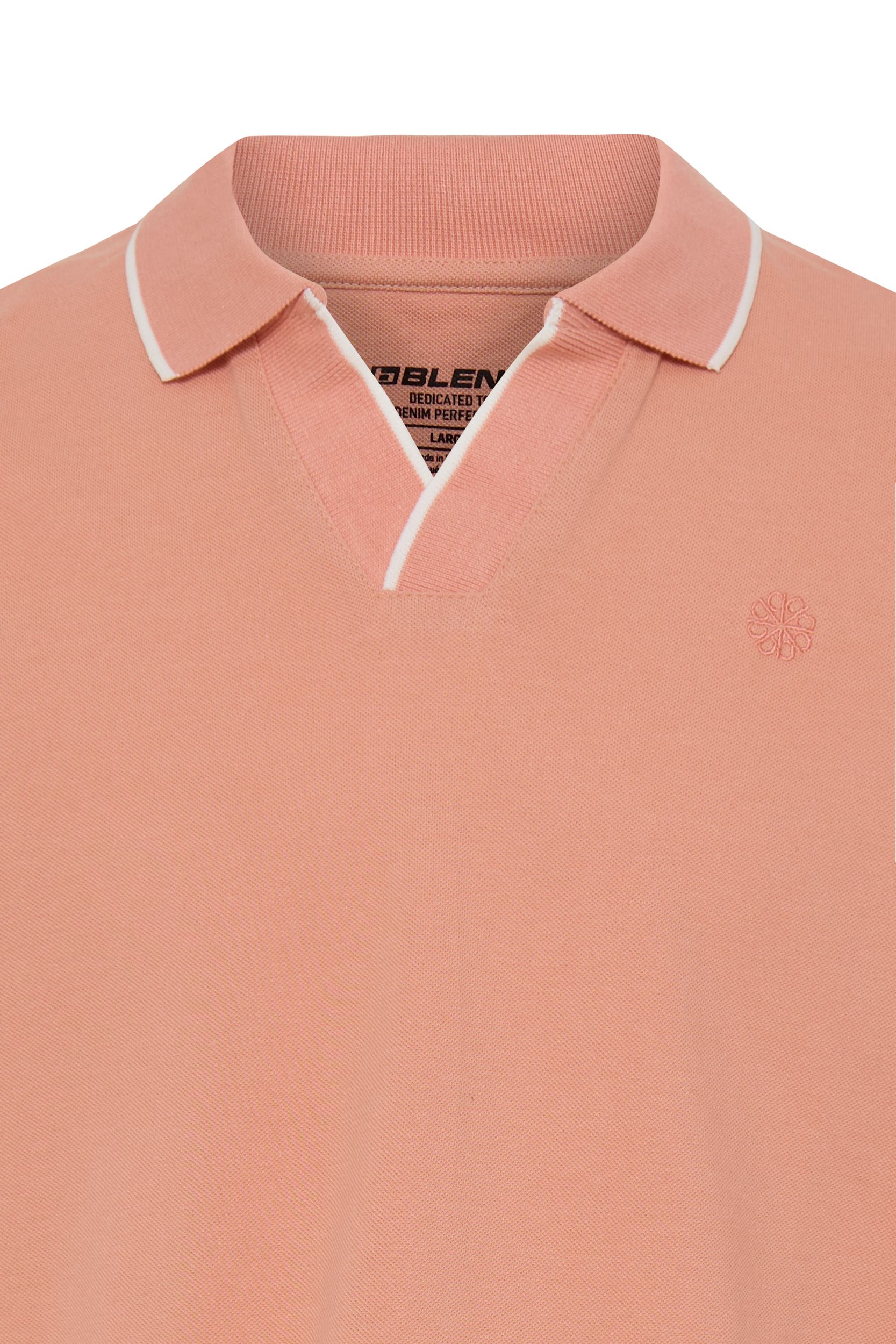 20720432-161529_161529_3.jpg Kurzarm Poloshirt Einfarbig V-Ausschnitt Polokragen