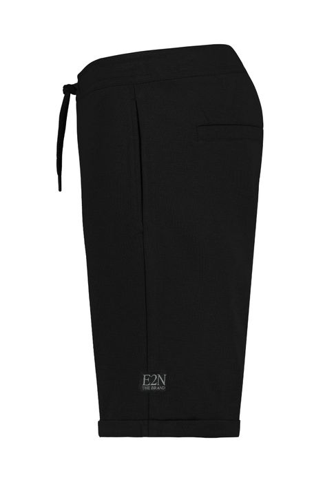 Eight 2 Nine EIGHT 2 NINE Bequeme Shorts Kordelzug Gesäßtaschen Freizeitlook – Schwarz, Bild 3