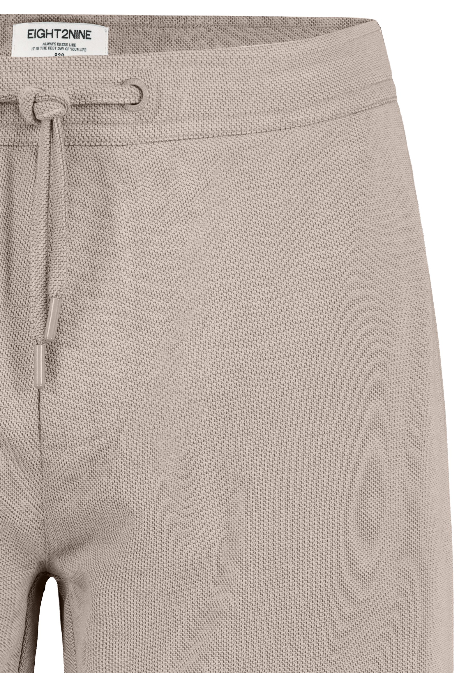 Eight 2 Nine EIGHT 2 NINE Bequeme Shorts Kordelzug Gesäßtaschen Freizeitlook – Beige, Bild 2
