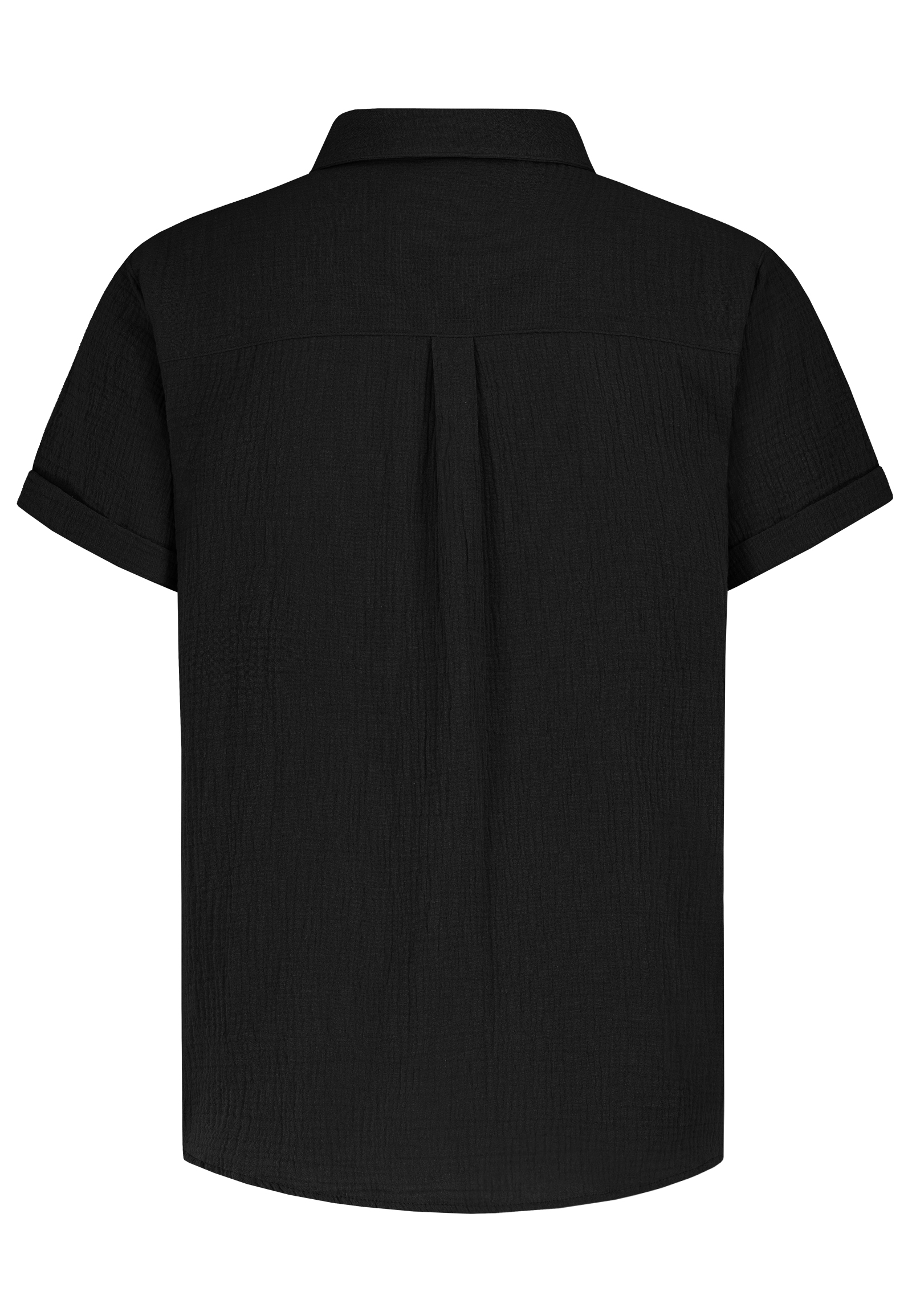 H70032M11154C_24000_H.jpg Bequemes Kurzarmshirt Kentkragen Brusttasche Casual
