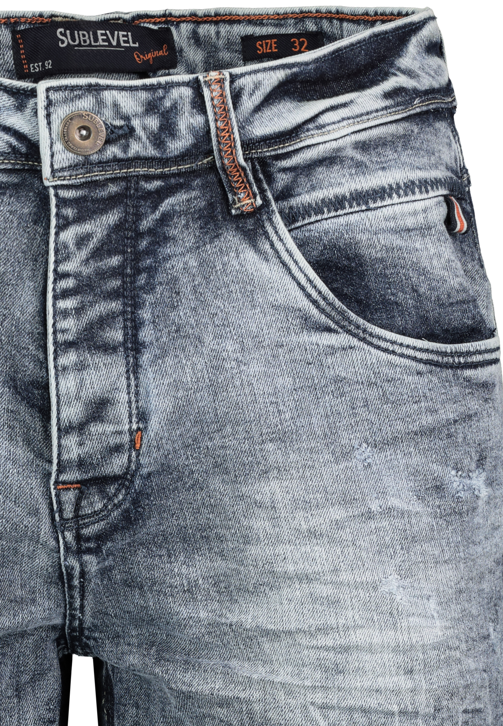 H85047T62108KM265_19400_D1.jpg Jeansshorts Used Waschung Klassischer Freizeit Stil