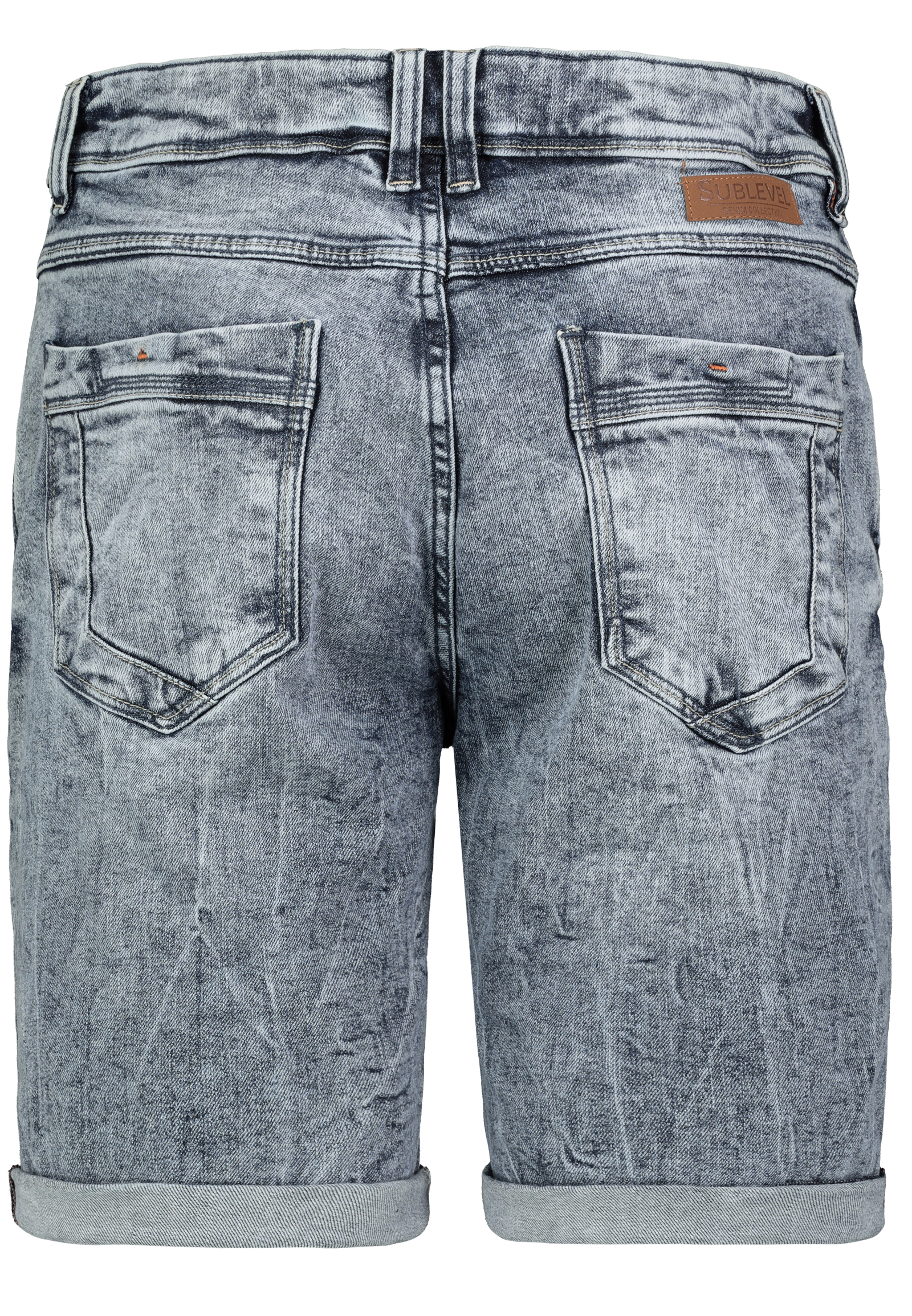 H85047T62108KM265_19400_H.jpg Jeansshorts Used Waschung Klassischer Freizeit Stil