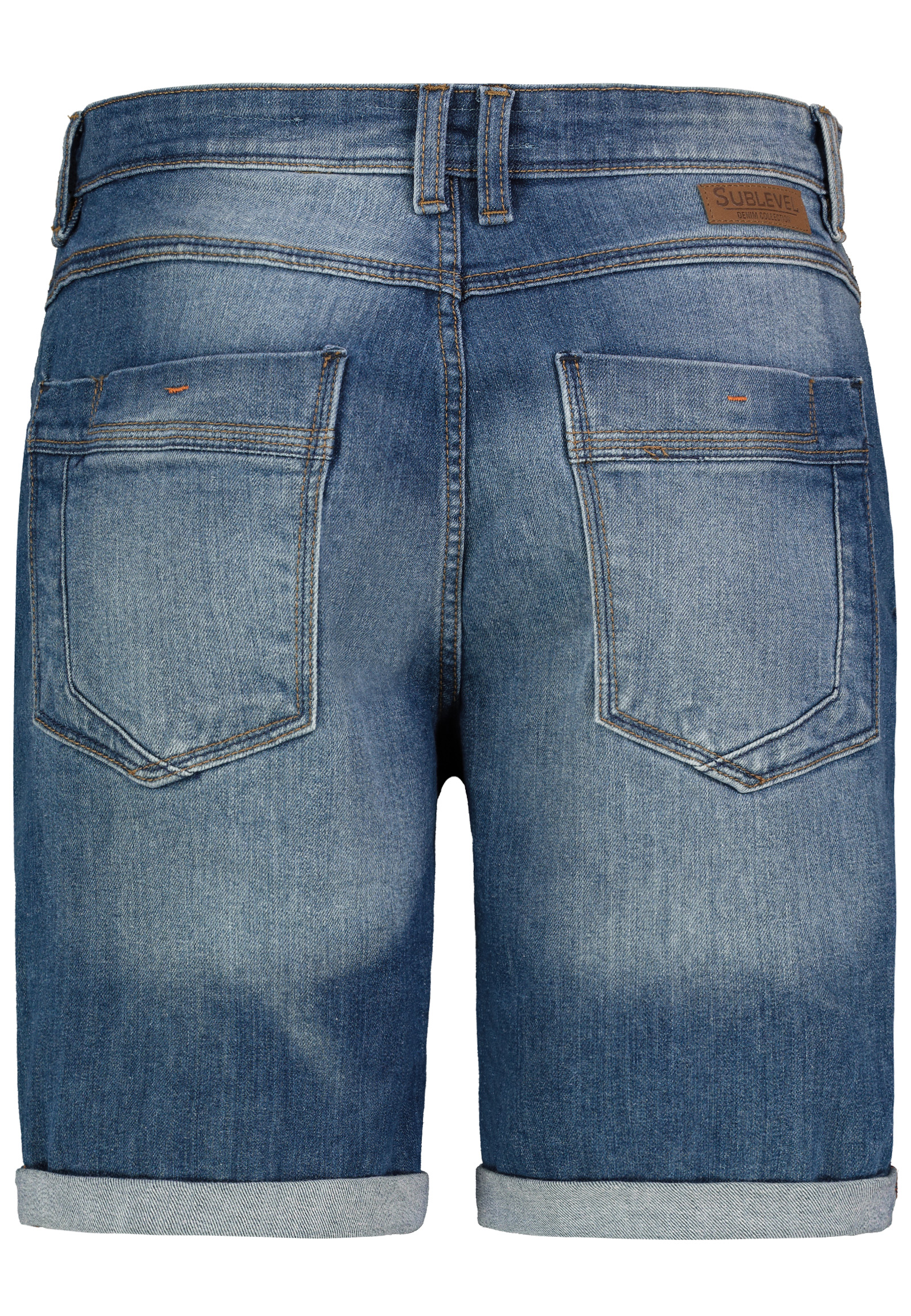 Jeansshorts Used Waschung Klassischer Freizeit Stil Jeansshorts Used Waschung Klassischer Freizeit Stil