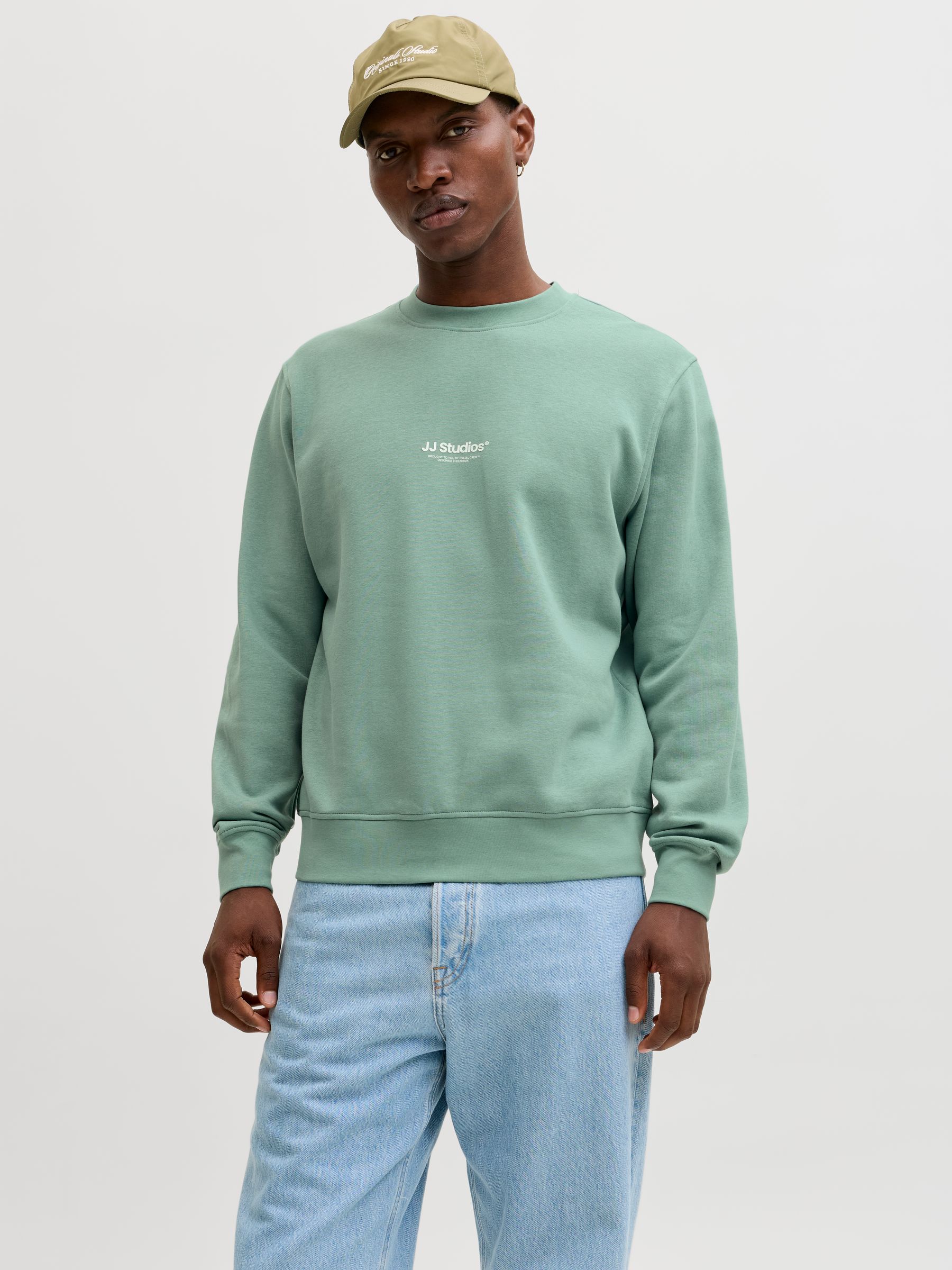 12278791_4901289_2.jpg Bequemes Sweatshirt Rundhals Rippbündchen Atmungsaktiv