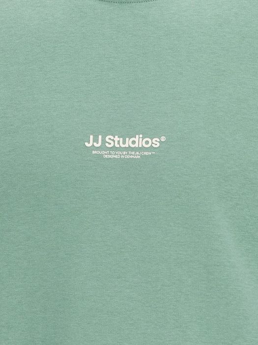 Jack & Jones JACK & JONES Bequemes Sweatshirt Rundhals Rippbündchen – Türkis, Bild 5