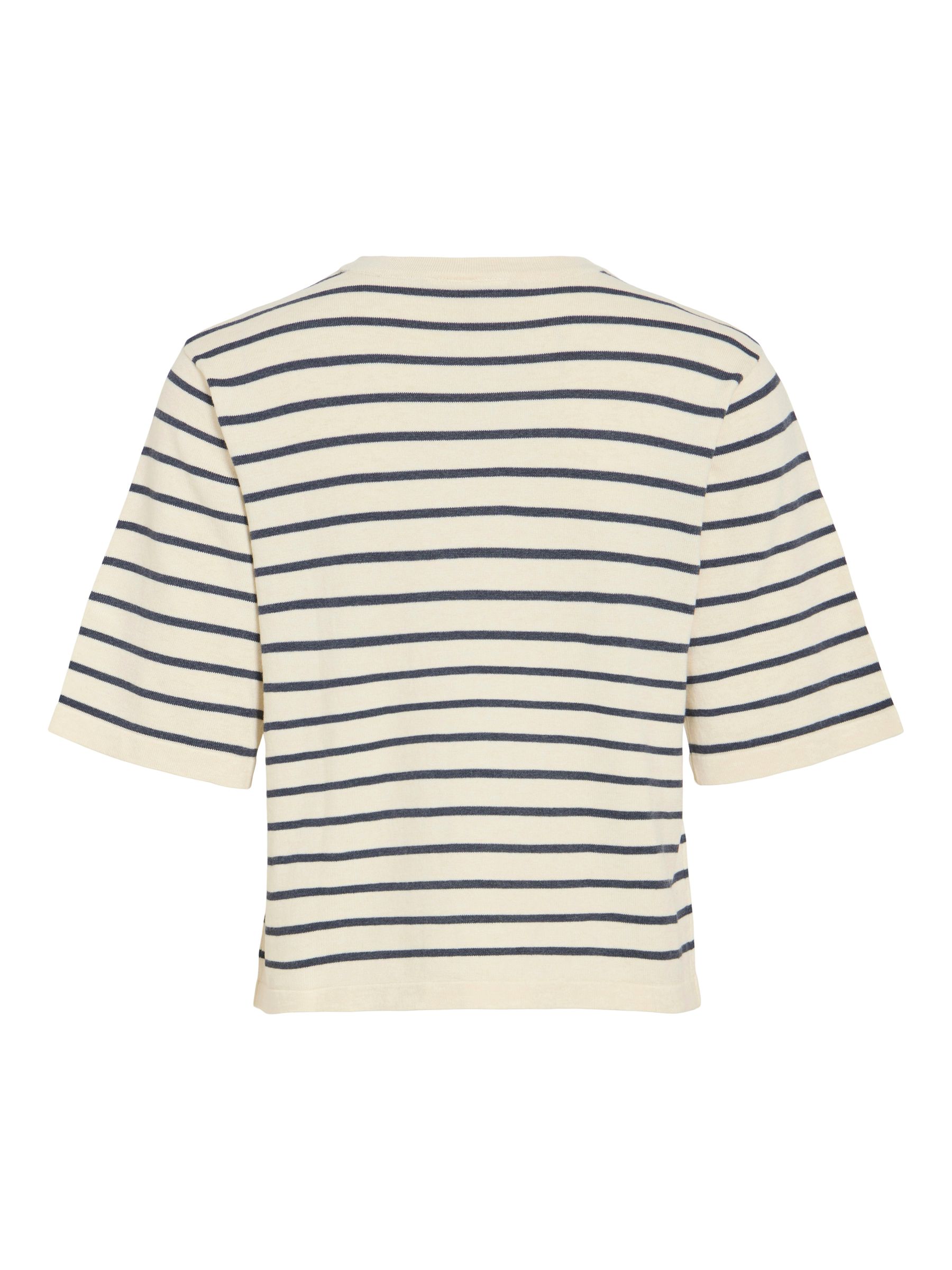 14112136_4937210_2.jpg Knit Top Kurzarm Lockerschnitt Minimaldesign Casuallook