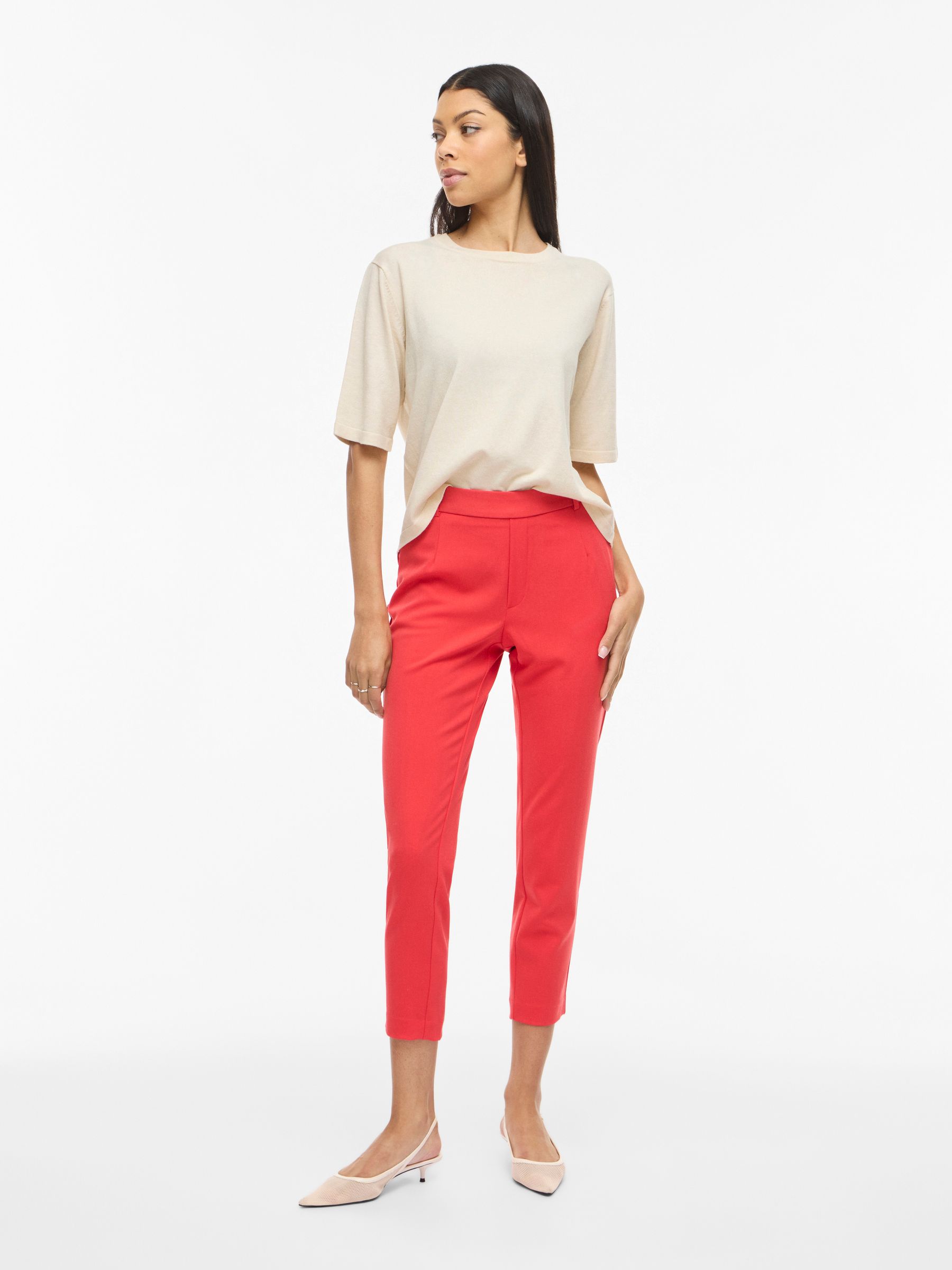 14112136_4980805_6.jpg Knit Top Kurzarm Lockerschnitt Minimaldesign Casuallook
