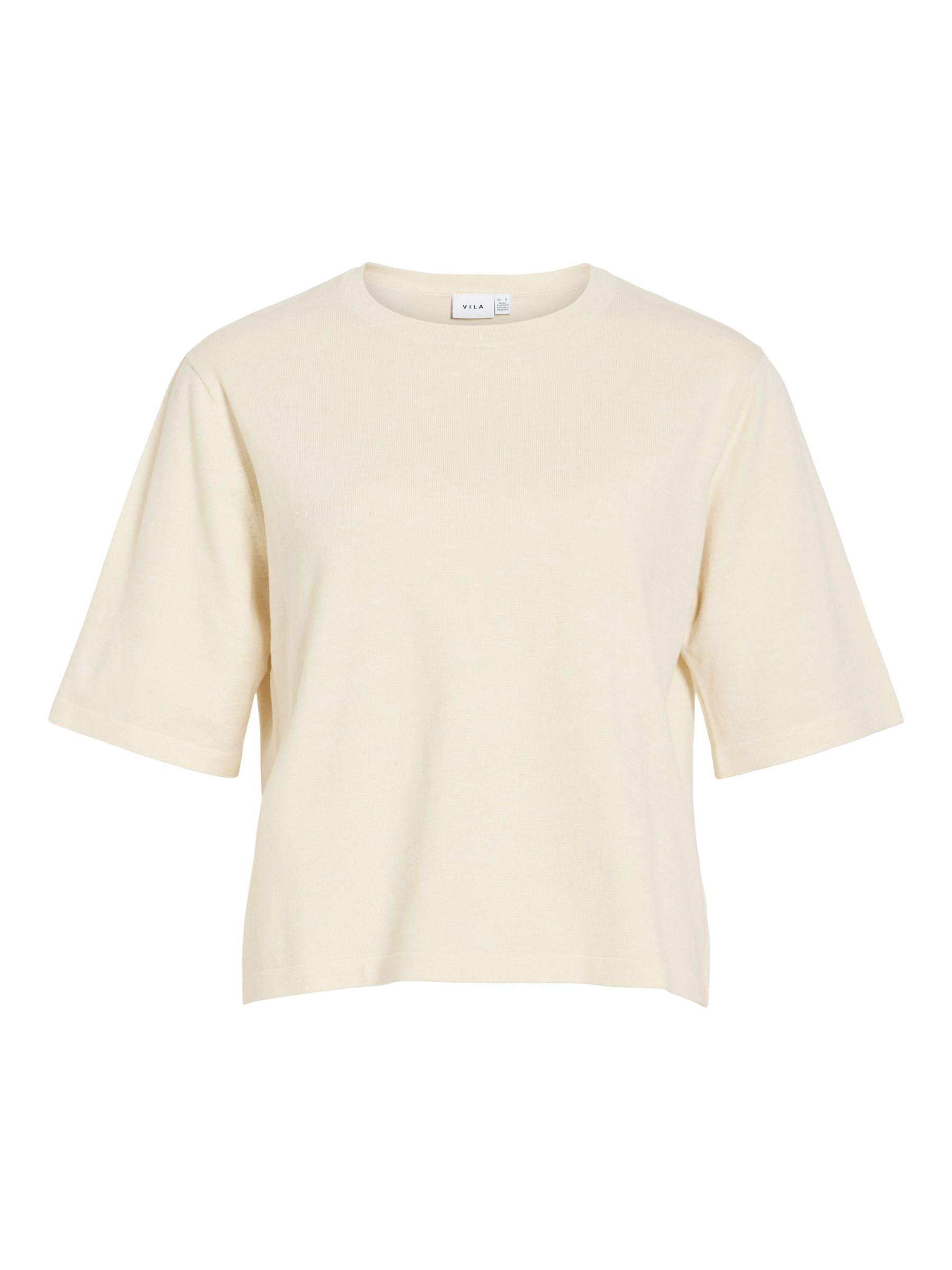 14112136_4980805.jpg Knit Top Kurzarm Lockerschnitt Minimaldesign Casuallook