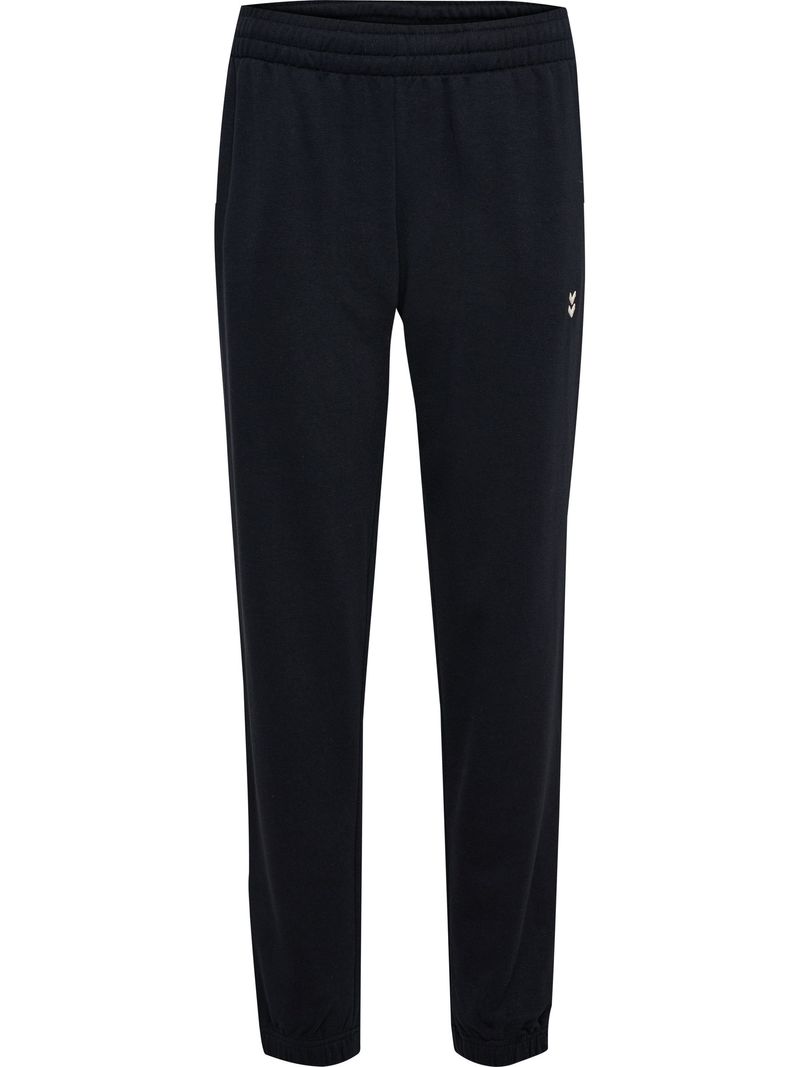 Hummel Gerade Geschnittene Sweatpants Eingrifftaschen Bequem – Schwarz, Bild 1