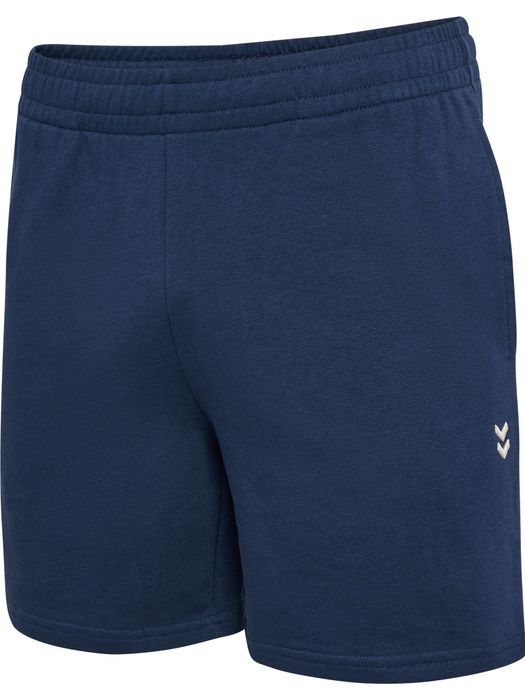 hummel Sweatshorts Elastischer Bund Eingrifftaschen Bequem, Farbe: Blau