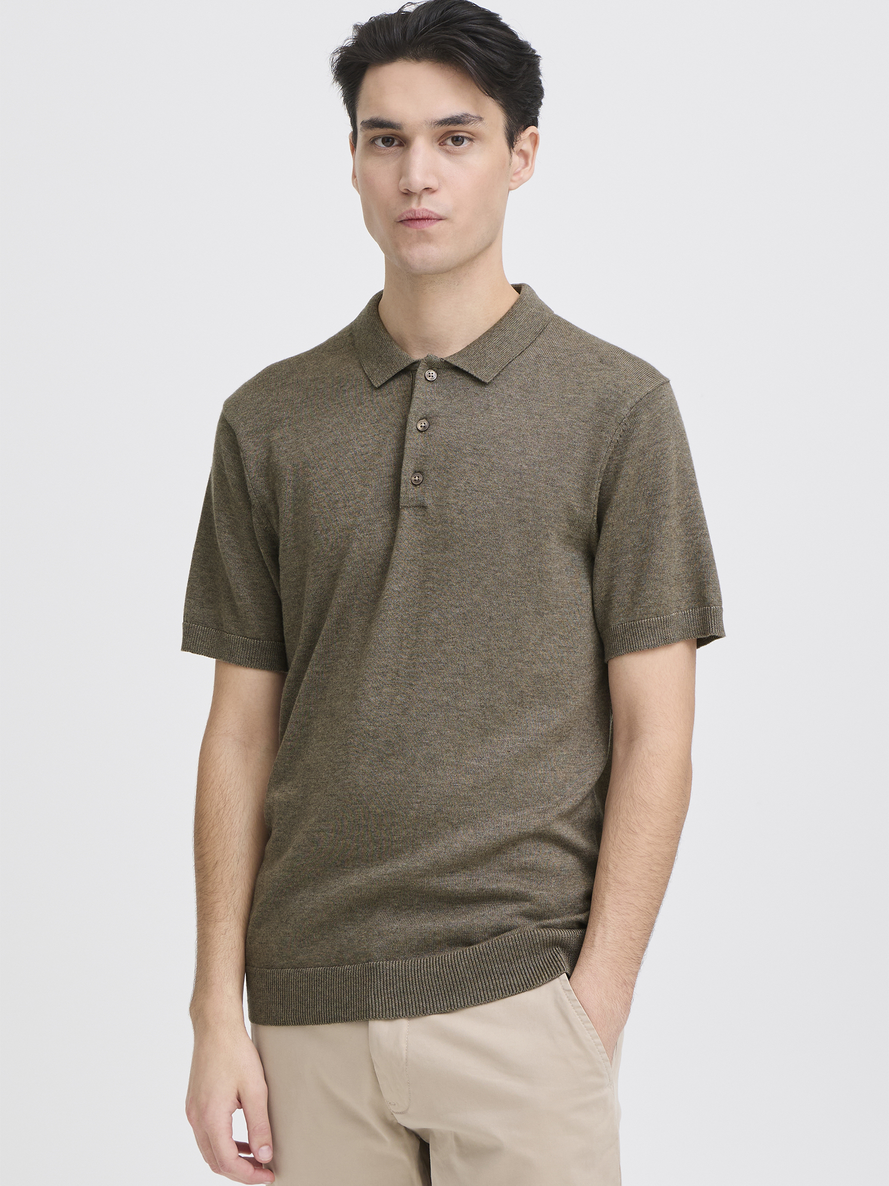 Poloshirt Kurzarm Knopfleiste Unifarben Klassischer Stil Poloshirt Kurzarm Knopfleiste Unifarben Klassischer Stil
