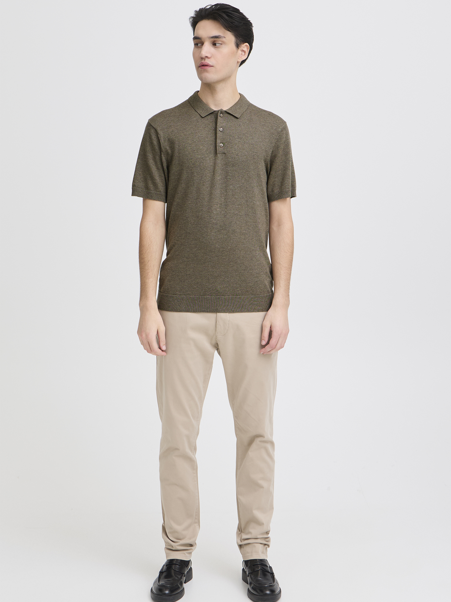 Poloshirt Kurzarm Knopfleiste Unifarben Klassischer Stil Poloshirt Kurzarm Knopfleiste Unifarben Klassischer Stil