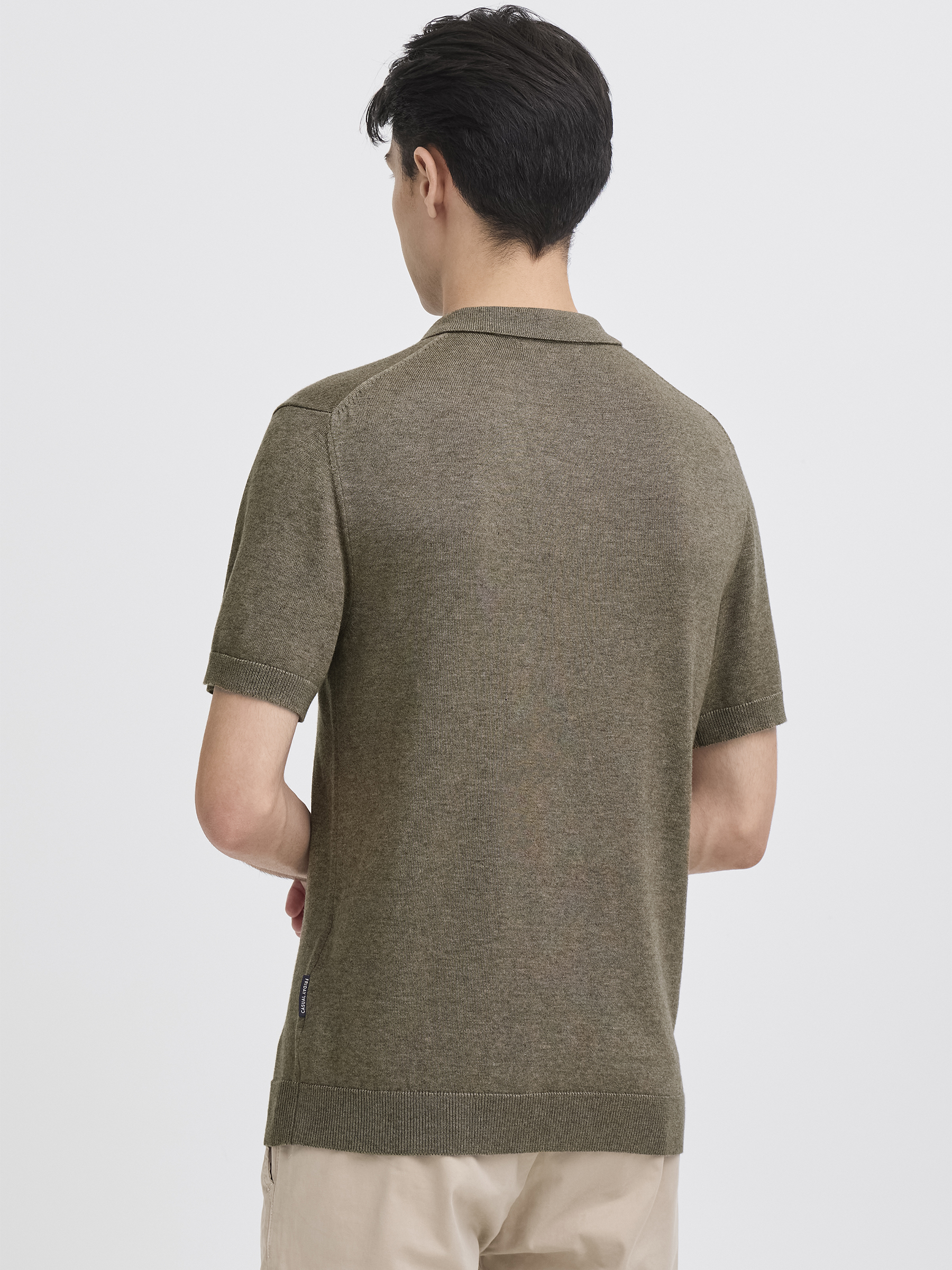 Poloshirt Kurzarm Knopfleiste Unifarben Klassischer Stil Poloshirt Kurzarm Knopfleiste Unifarben Klassischer Stil
