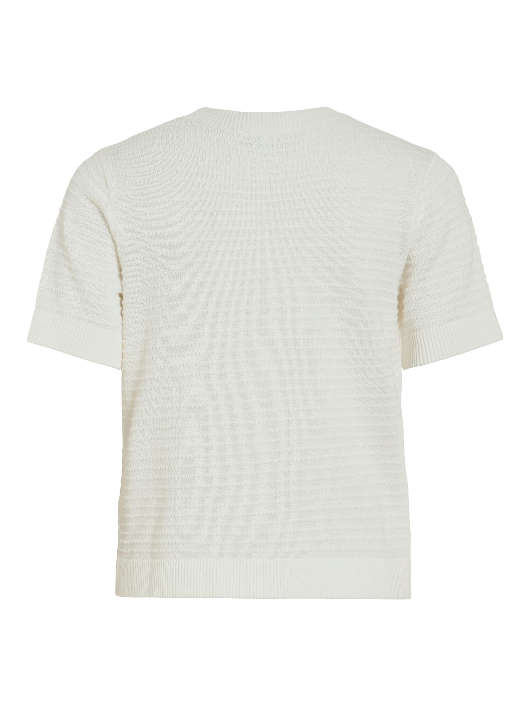 14111560_4903380_2.jpg Bequemer Strickpullover Rundhalsausschnitt Kurzarm