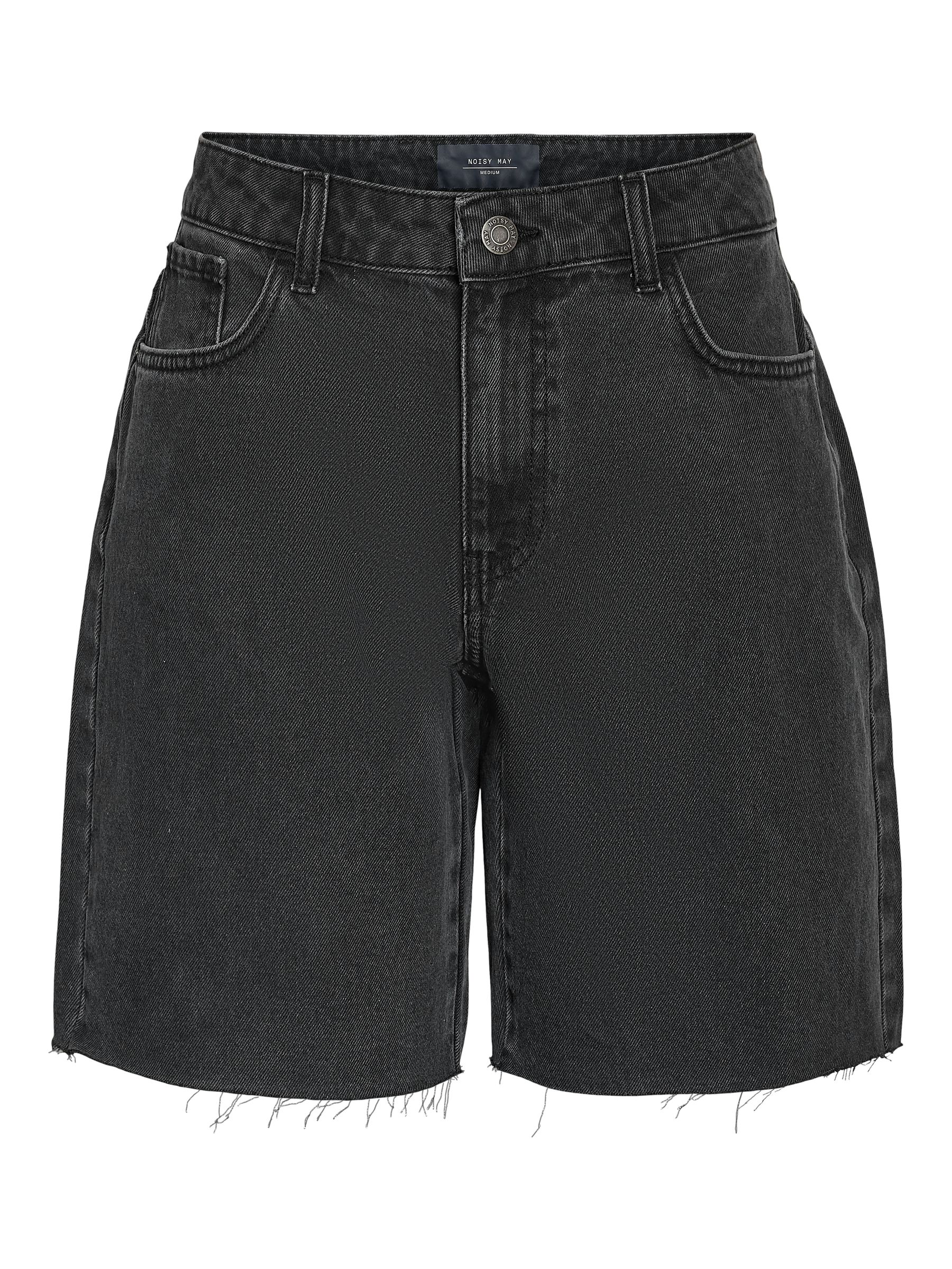 27036599_4918140.jpg Knielang Jeansshorts Loose Fit Sommer Reißverschluss