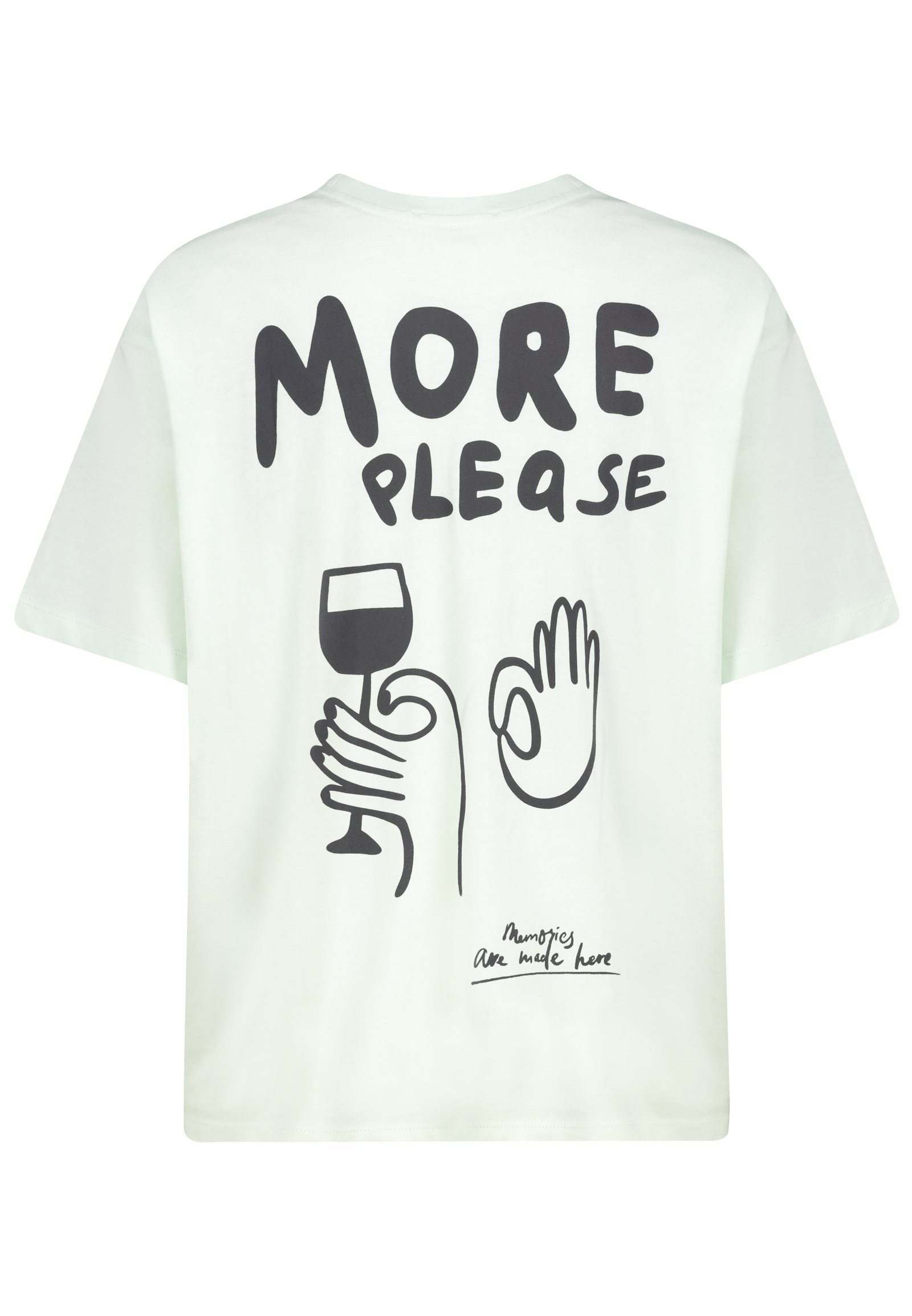 Lässiges Shirt Rundhalsausschnitt Kurzarm Bedruckt Lässiges Shirt Rundhalsausschnitt Kurzarm Bedruckt