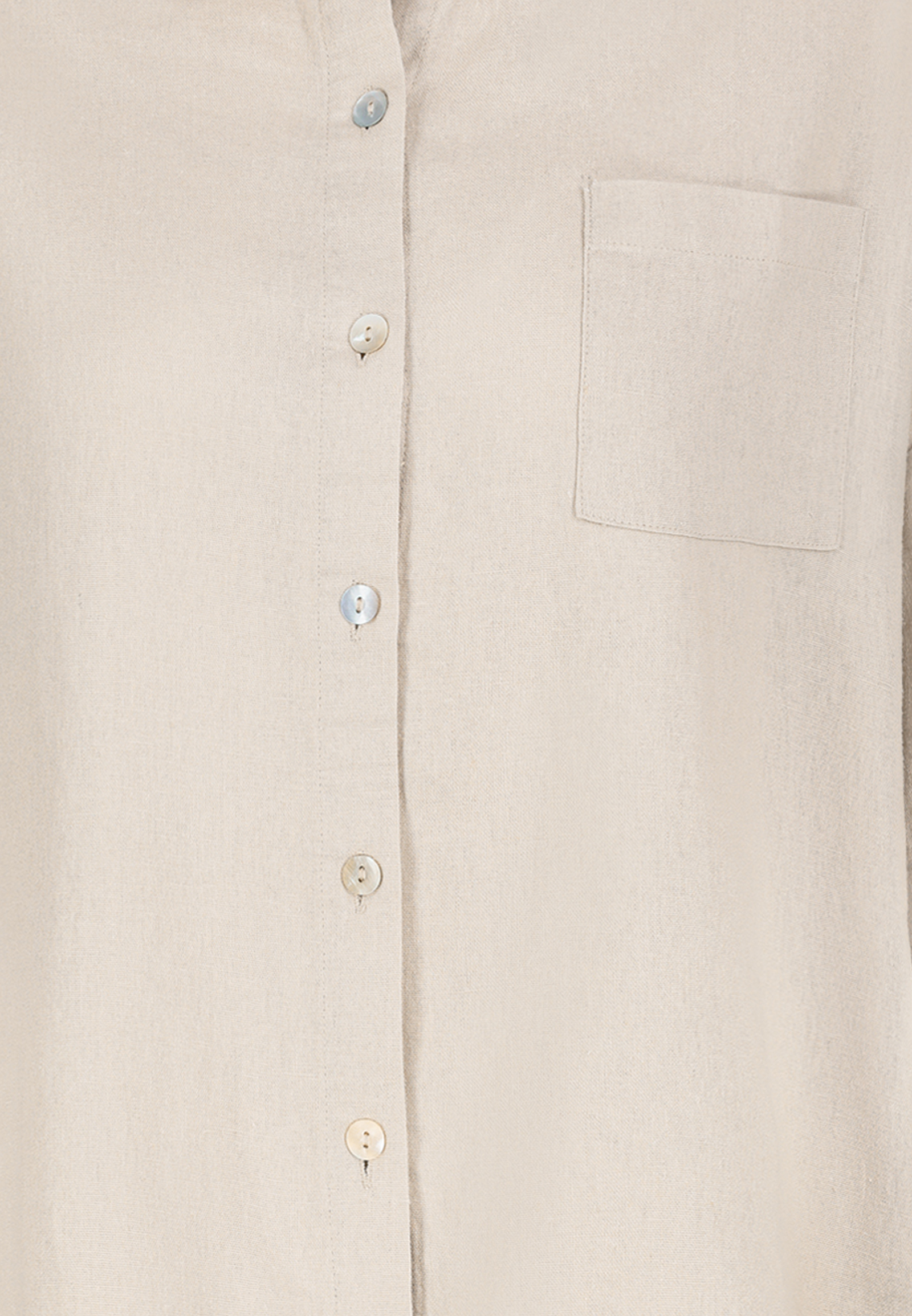 Eight 2 Nine EIGHT 2 NINE Stilvolle Kurzarmbluse Knopfleiste – Beige, Bild 2