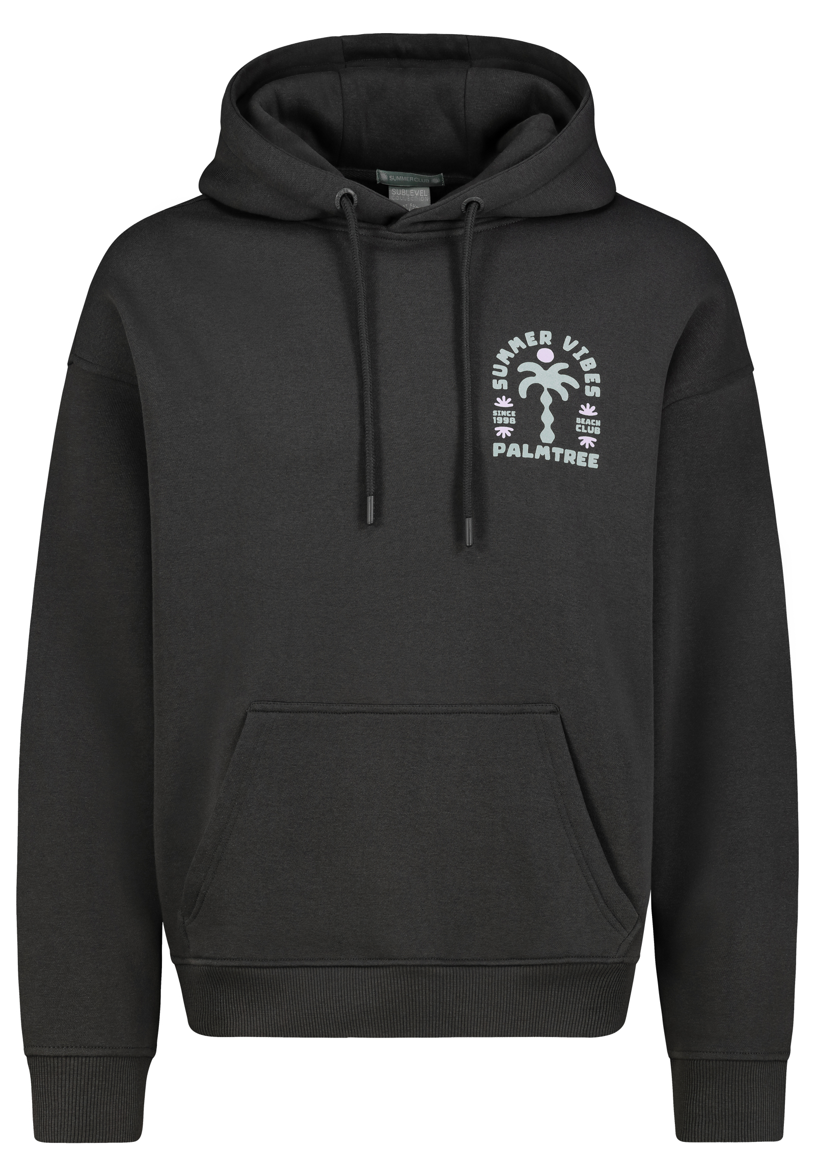 H10094BC21501A_23400_V.jpg Sweat Hoodie Eingrifftaschen Kordelzug Regular Fit
