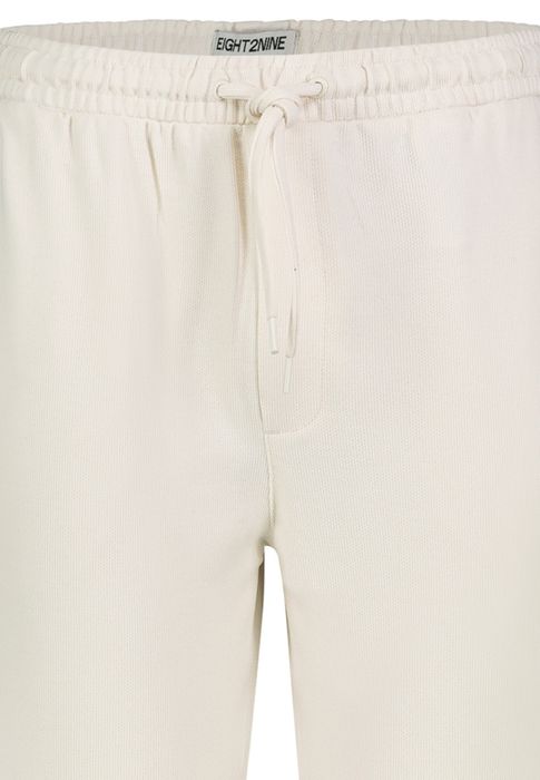 EIGHT 2 NINE Schicke Chinohose Eingrifftaschen Einfarbig Casual, Farbe: Weiß-3