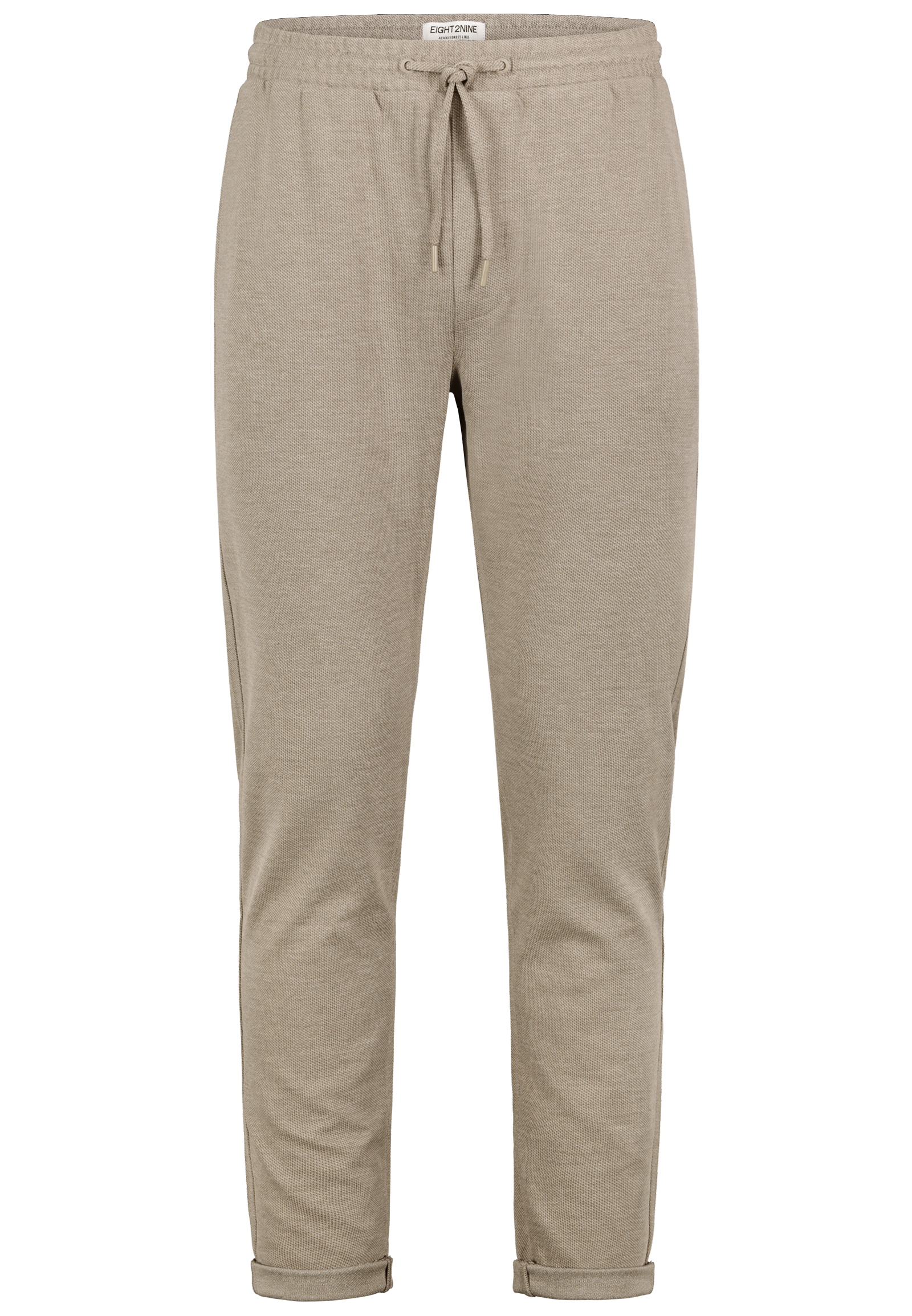 Eight 2 Nine EIGHT 2 NINE Schicke Chinohose Eingrifftaschen Einfarbig Casual – Beige, Bild 1
