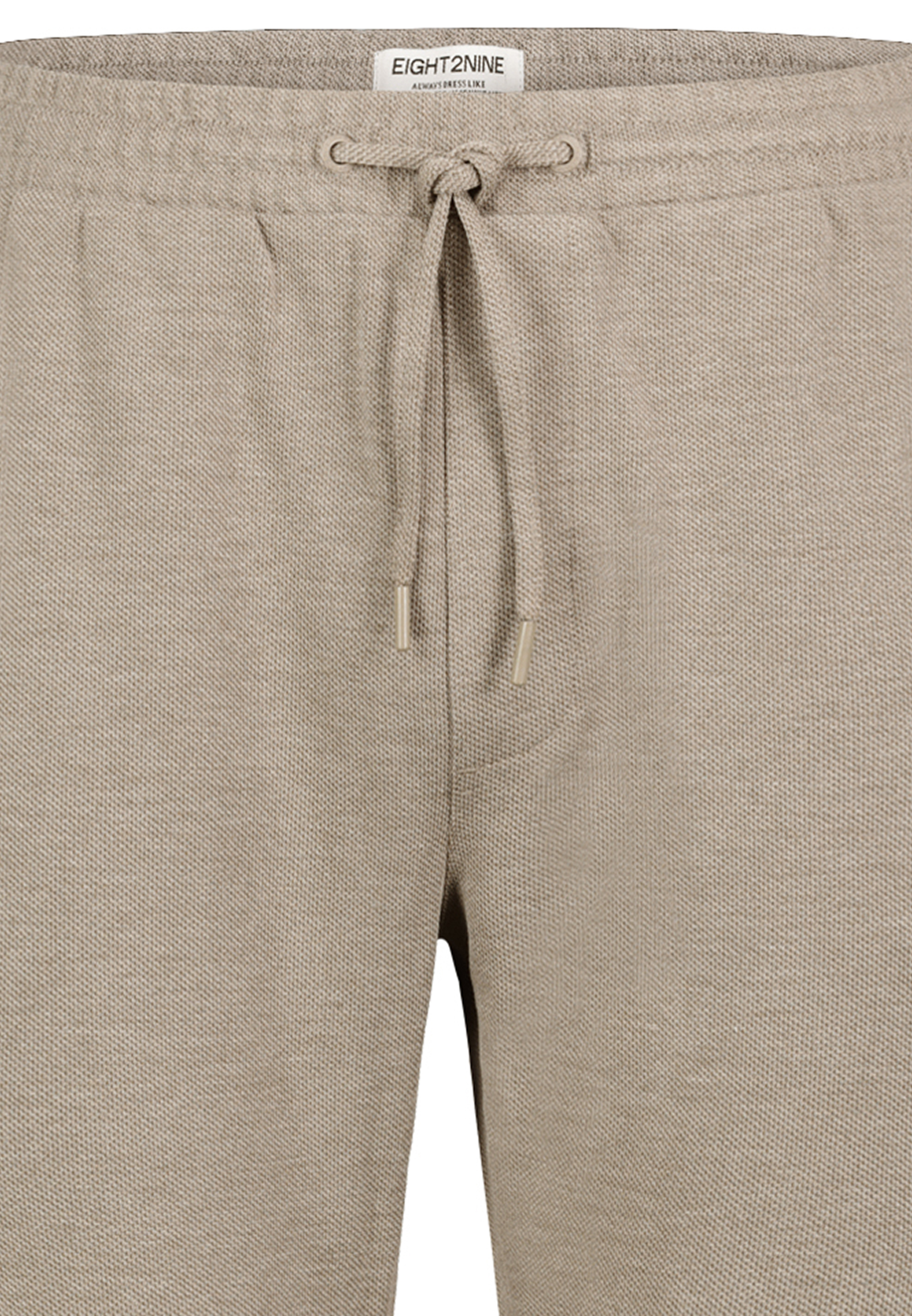 Eight 2 Nine EIGHT 2 NINE Schicke Chinohose Eingrifftaschen Einfarbig Casual – Beige, Bild 2