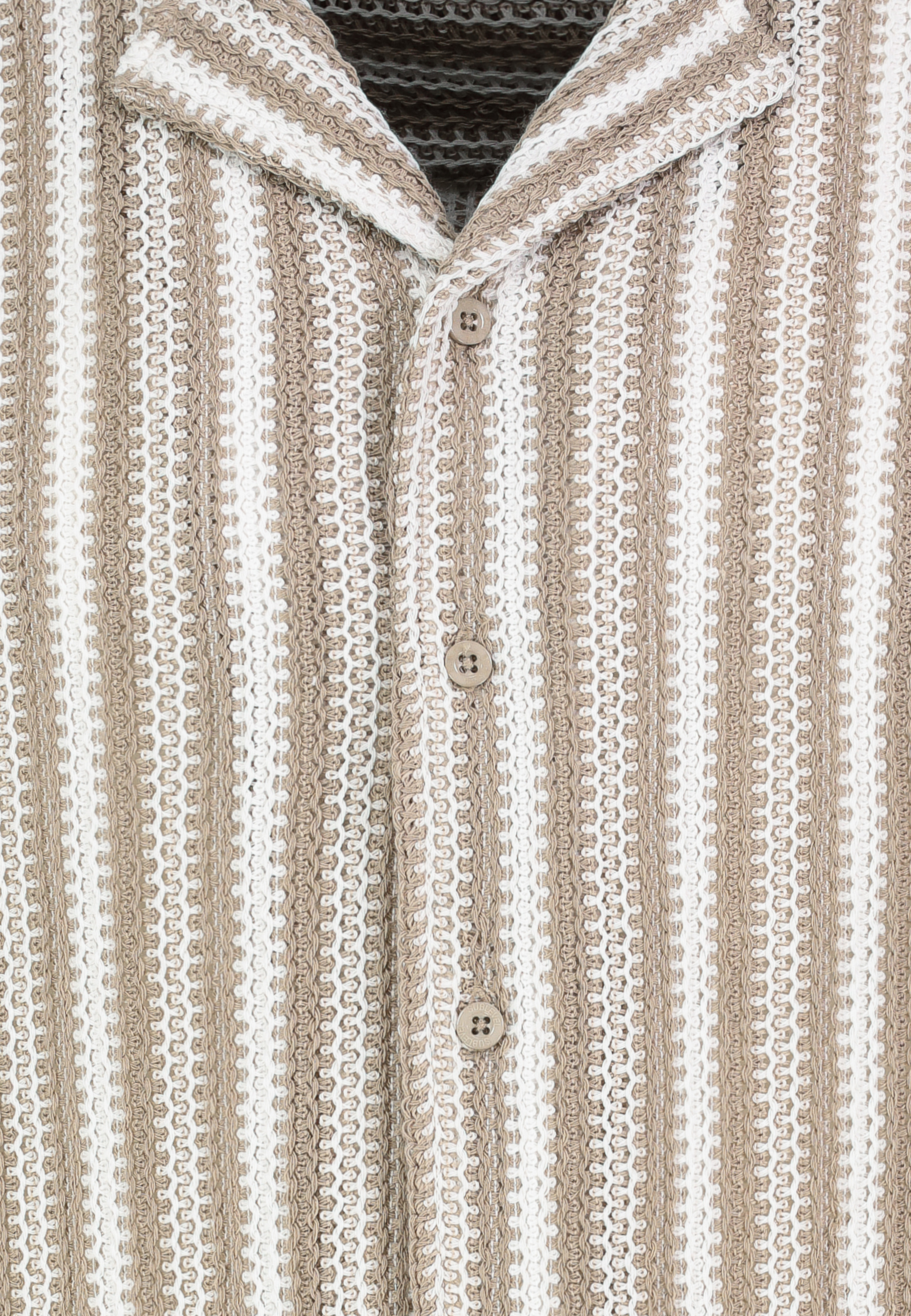 H52256M11248A1_20400_D1.jpg Bequemes Kurzarmshirt Knopfverschluss Reverskragen