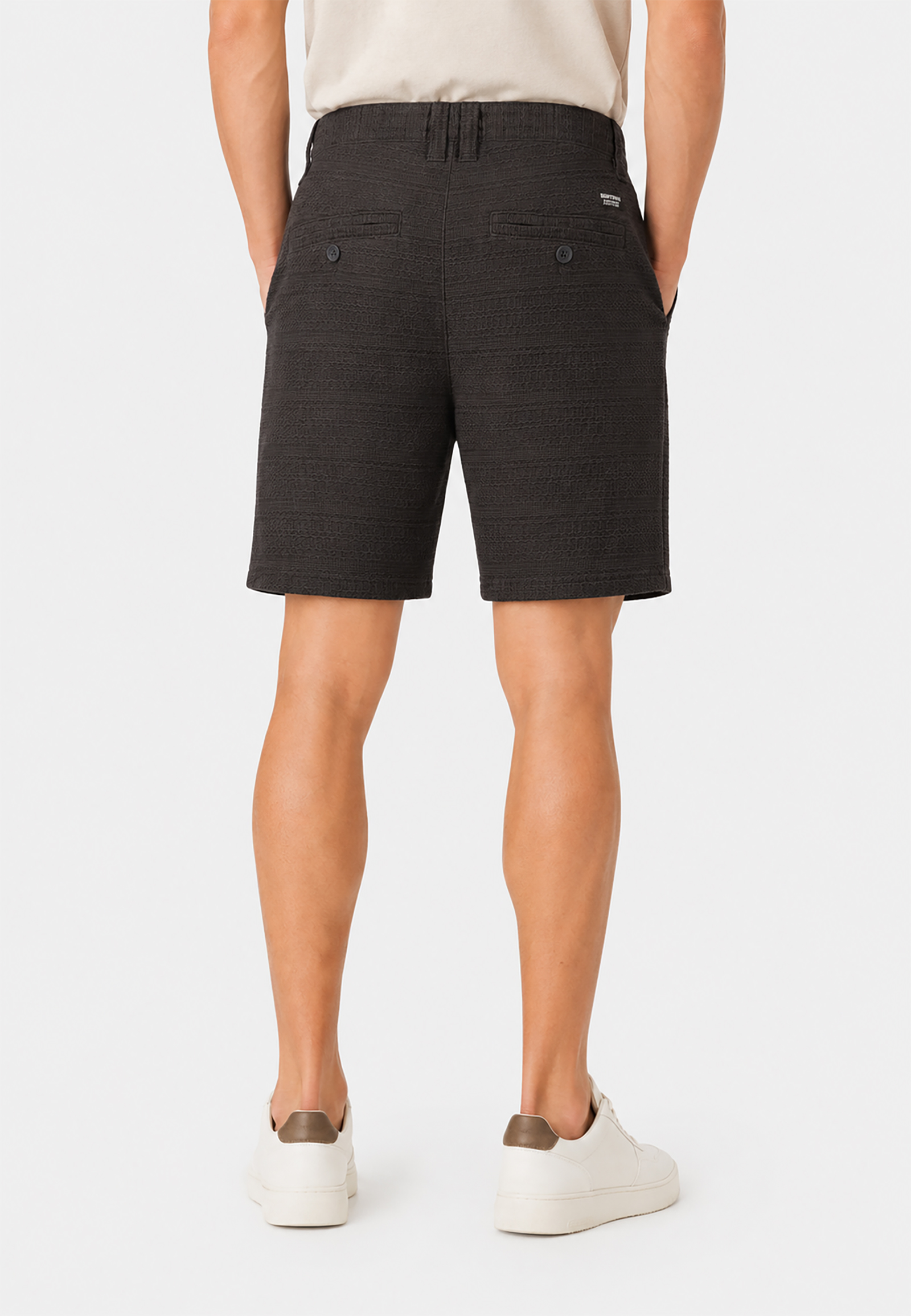 Casual Chinoshorts Eingrifftaschen Kordelzug Einfarbig Casual Chinoshorts Eingrifftaschen Kordelzug Einfarbig