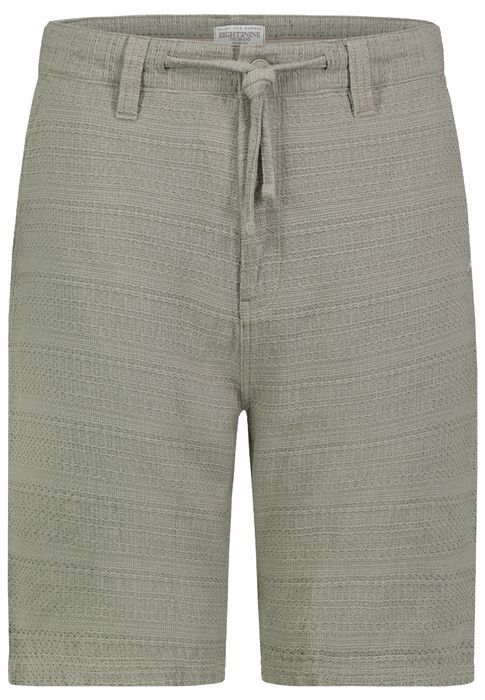 Eight 2 Nine EIGHT 2 NINE Casual Chinoshorts Eingrifftaschen Kordelzug – Grün, Bild 3