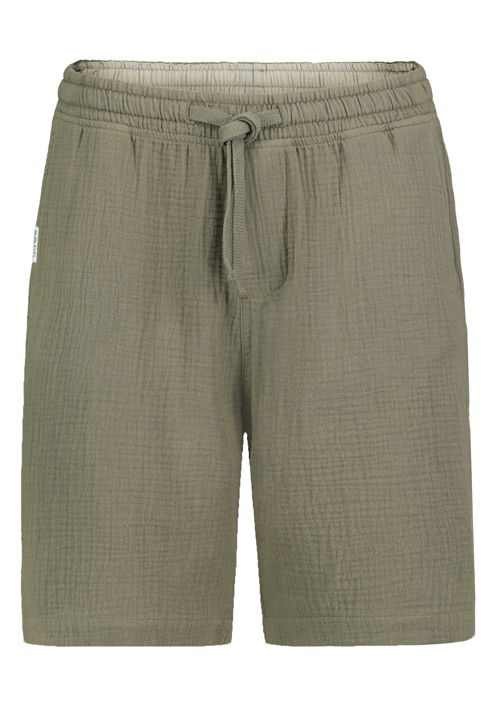 H70032M62385KA_12300_V.jpg Casual Chinoshorts Elastischer Bund Kordelzug Einfarbig