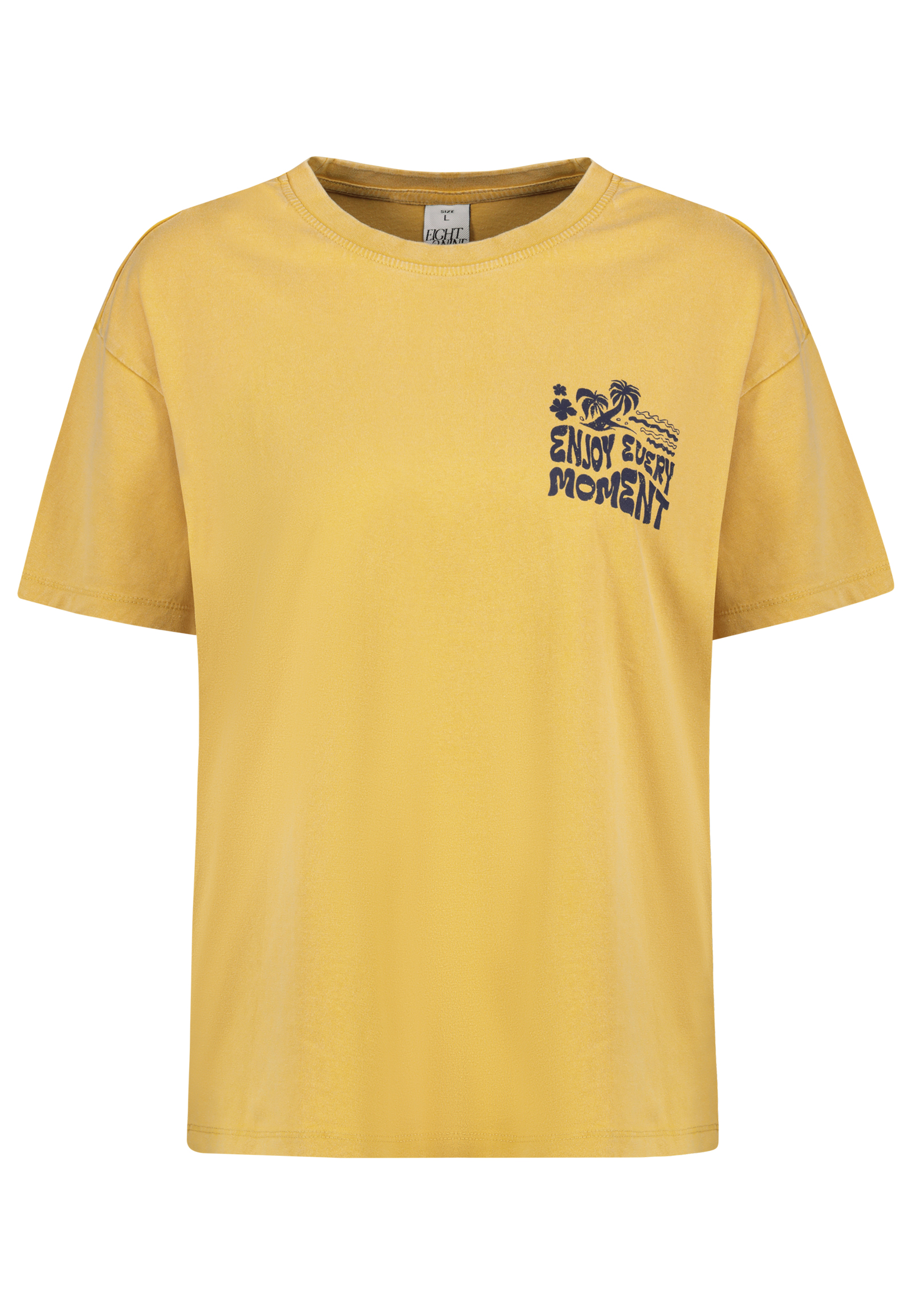 Kurzarmshirt Rundhalsausschnitt Spruchdruck Lässig Kurzarmshirt Rundhalsausschnitt Spruchdruck Lässig