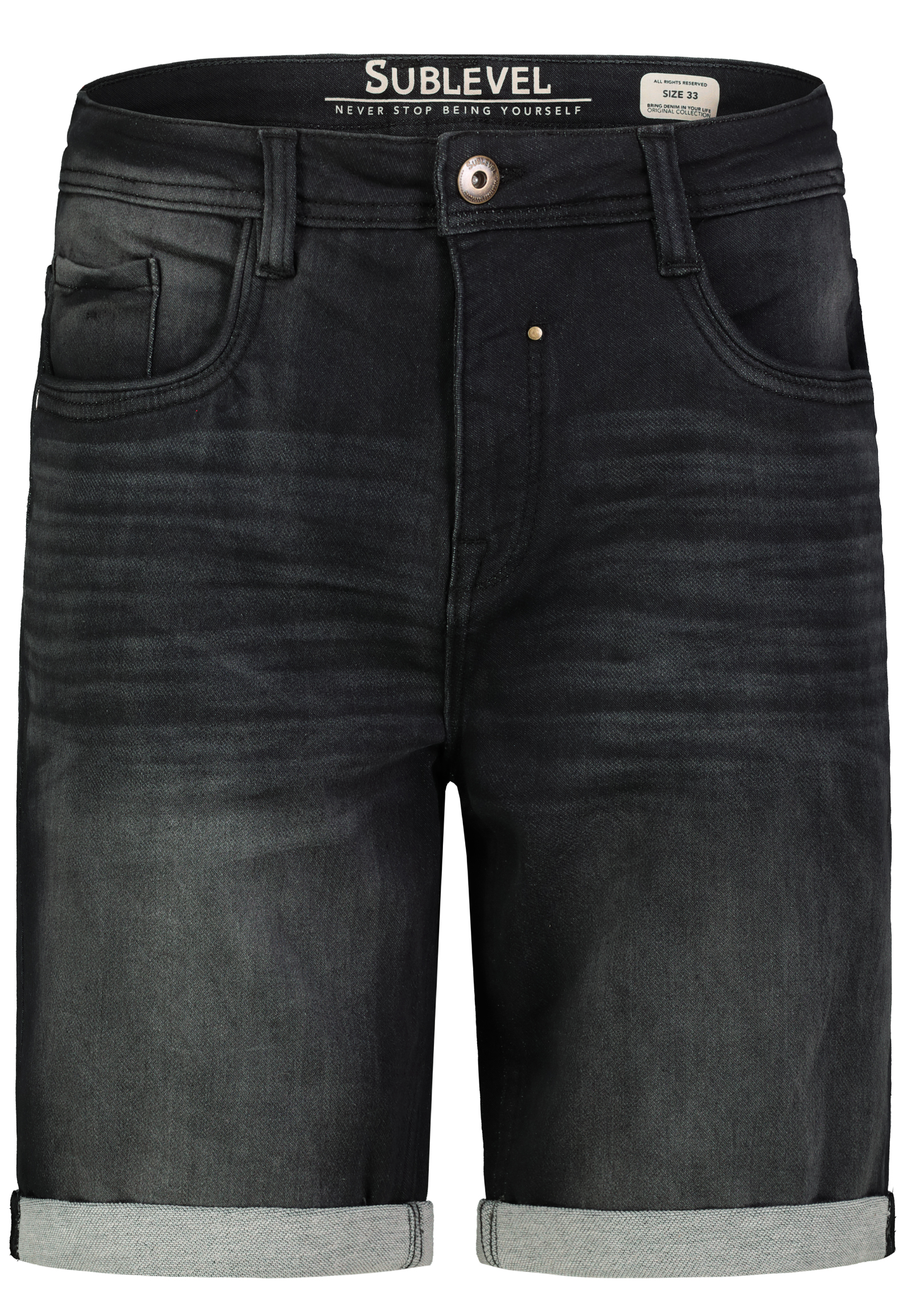 Unifarbene Shorts Gerade Schnitt 5 Pocket Design Basic Unifarbene Shorts Gerade Schnitt 5 Pocket Design Basic
