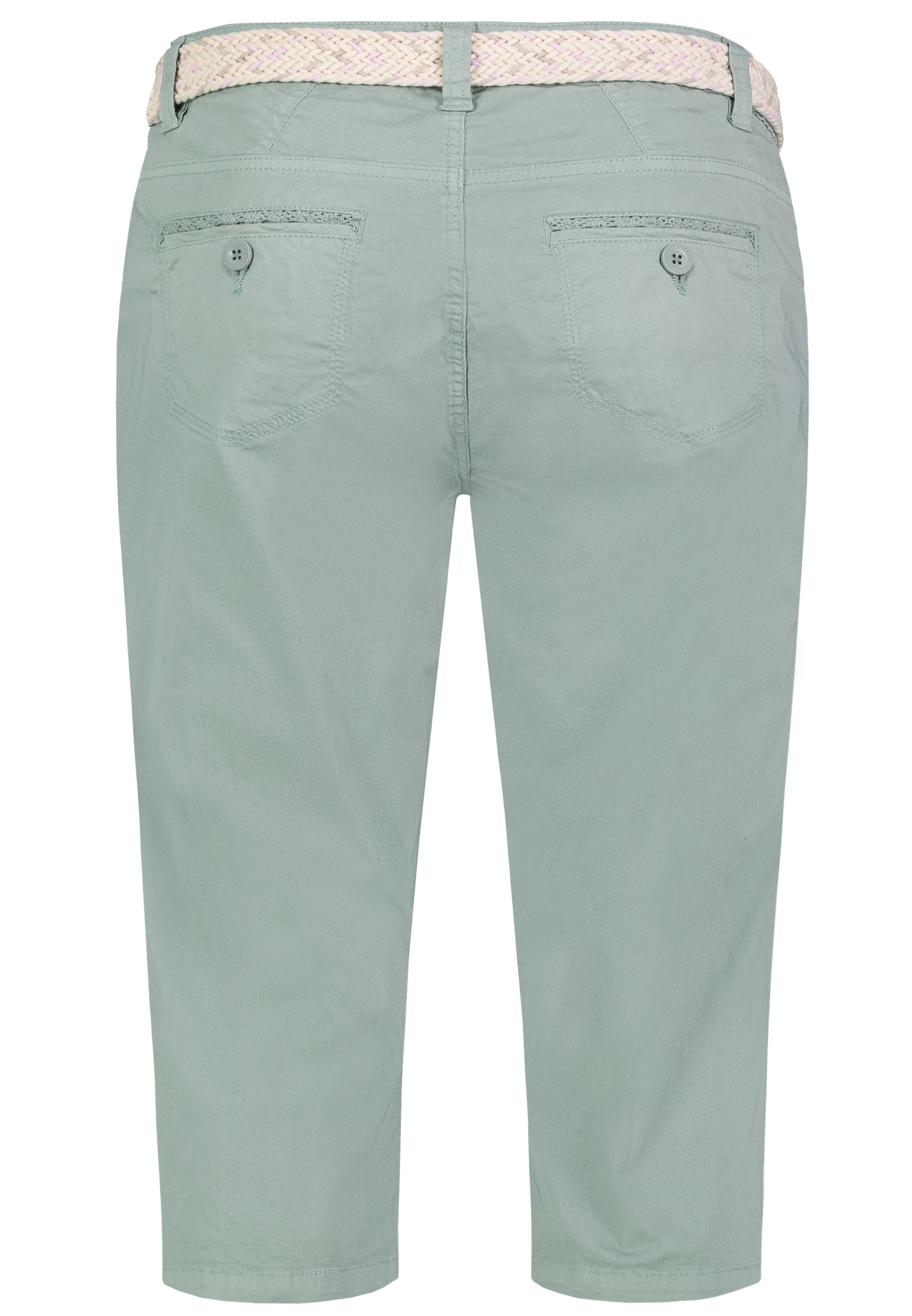 D60530BM62523CA2NO_12200_H.jpg Stilvolle Shorts Flechtgürtel Seitentaschen Alltag