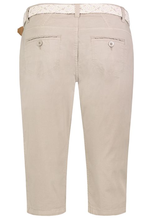 Sublevel Stilvolle Shorts Flechtgürtel Seitentaschen Alltag – Beige, Bild 6