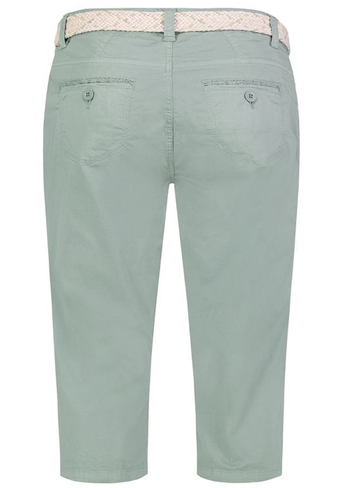 Sublevel Stilvolle Shorts Flechtgürtel Seitentaschen Alltag – Hellgrün, Bild 6