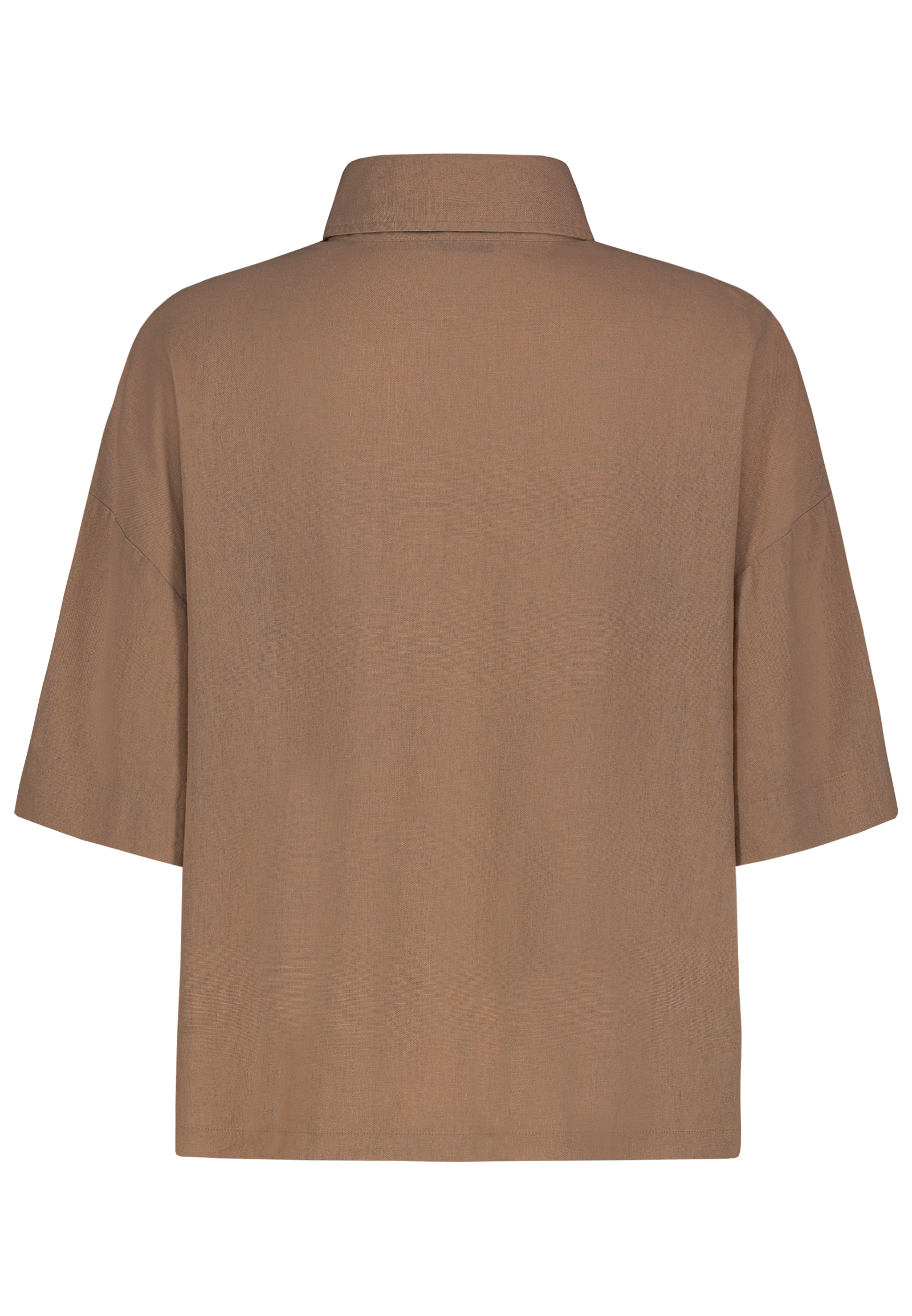 Kurzarm Bluse Hemdblusenkragen Knopfleiste Brusttasche Kurzarm Bluse Hemdblusenkragen Knopfleiste Brusttasche