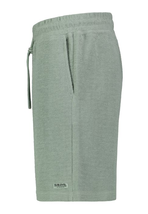 Sublevel Sublevel Stilvolle Kurze Hose Kordelzug Freizeitbekleidung Sport – Hellgrün, Bild 4