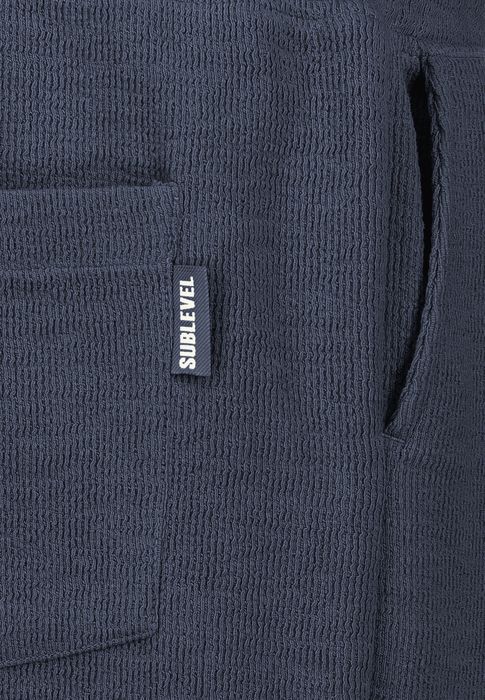 Sublevel Stilvolle Kurze Hose Kordelzug Freizeitbekleidung Sport, Farbe: Blau-2