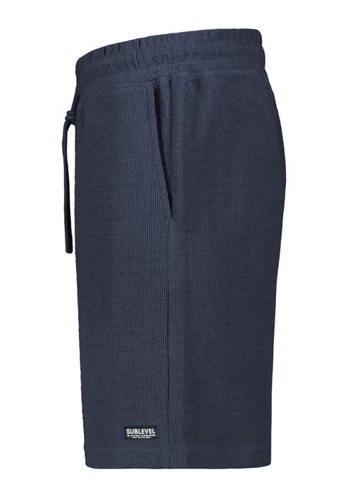 Sublevel Sublevel Stilvolle Kurze Hose Kordelzug Freizeitbekleidung Sport – Blau, Bild 4