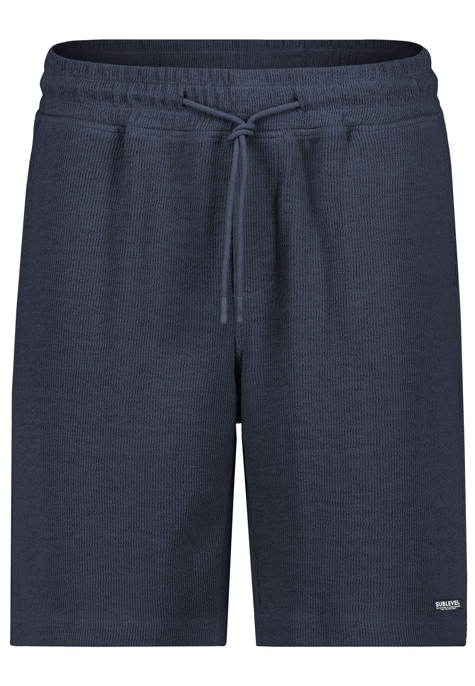 Sublevel Sublevel Stilvolle Kurze Hose Kordelzug Freizeitbekleidung Sport – Blau, Bild 1