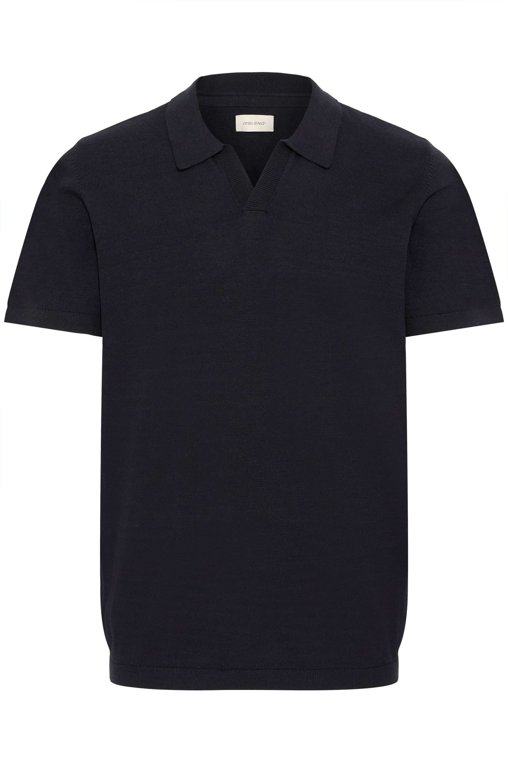 20720236-193911_193911.jpg Kurzarm Poloshirt V-Ausschnitt Haifischkragen Basic