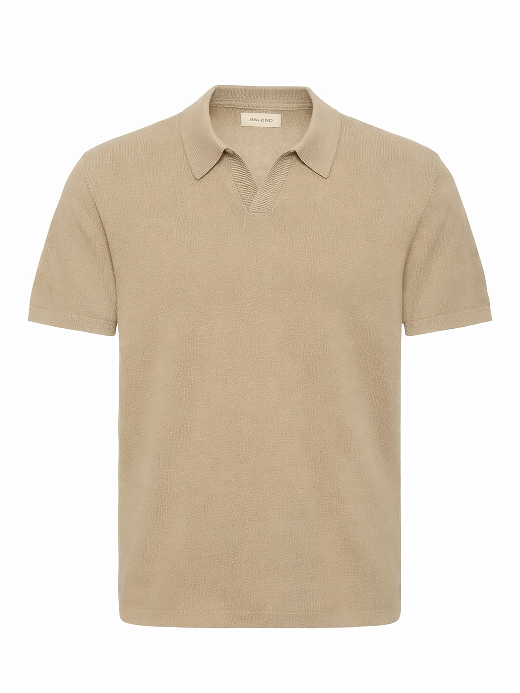 Kurzarm Poloshirt V-Ausschnitt Haifischkragen Basic Kurzarm Poloshirt V-Ausschnitt Haifischkragen Basic